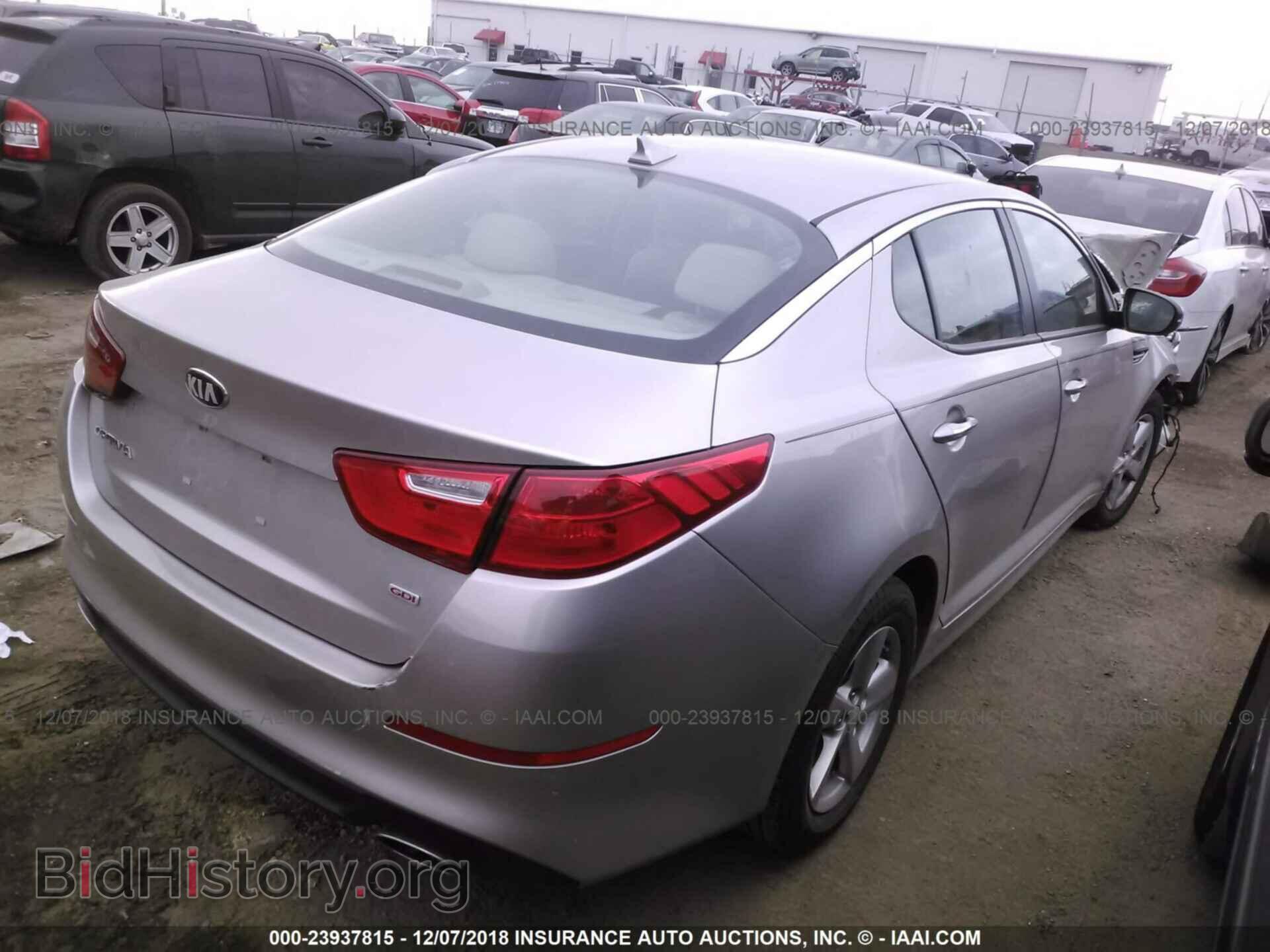 2015 KIA OPTIMA - VIN: 5XXGM4A77FG347421 - Фото 4
