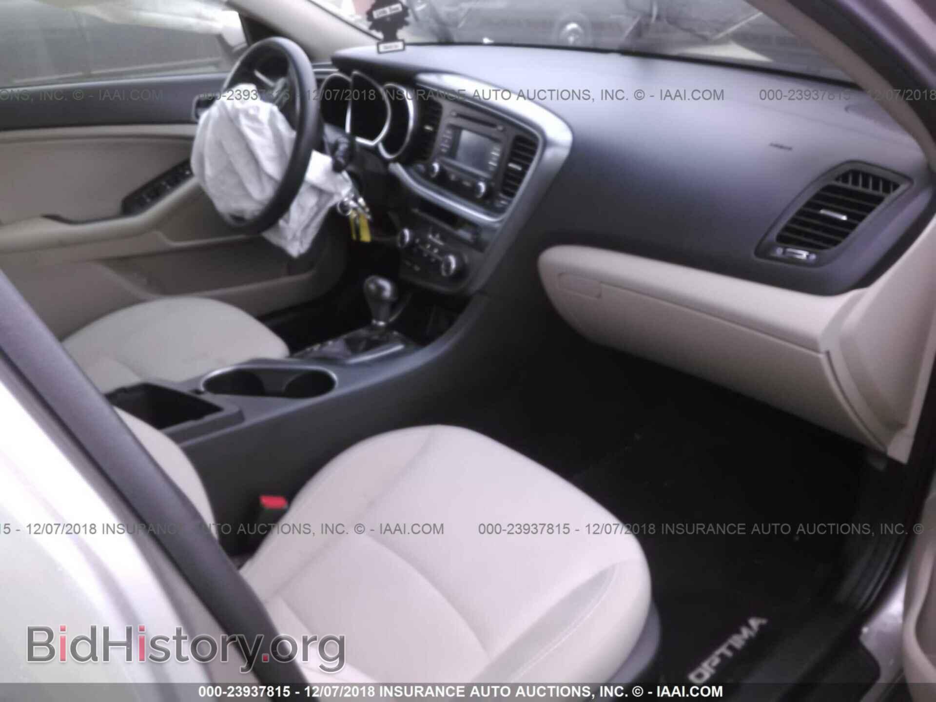 2015 KIA OPTIMA - VIN: 5XXGM4A77FG347421 - Фото 5