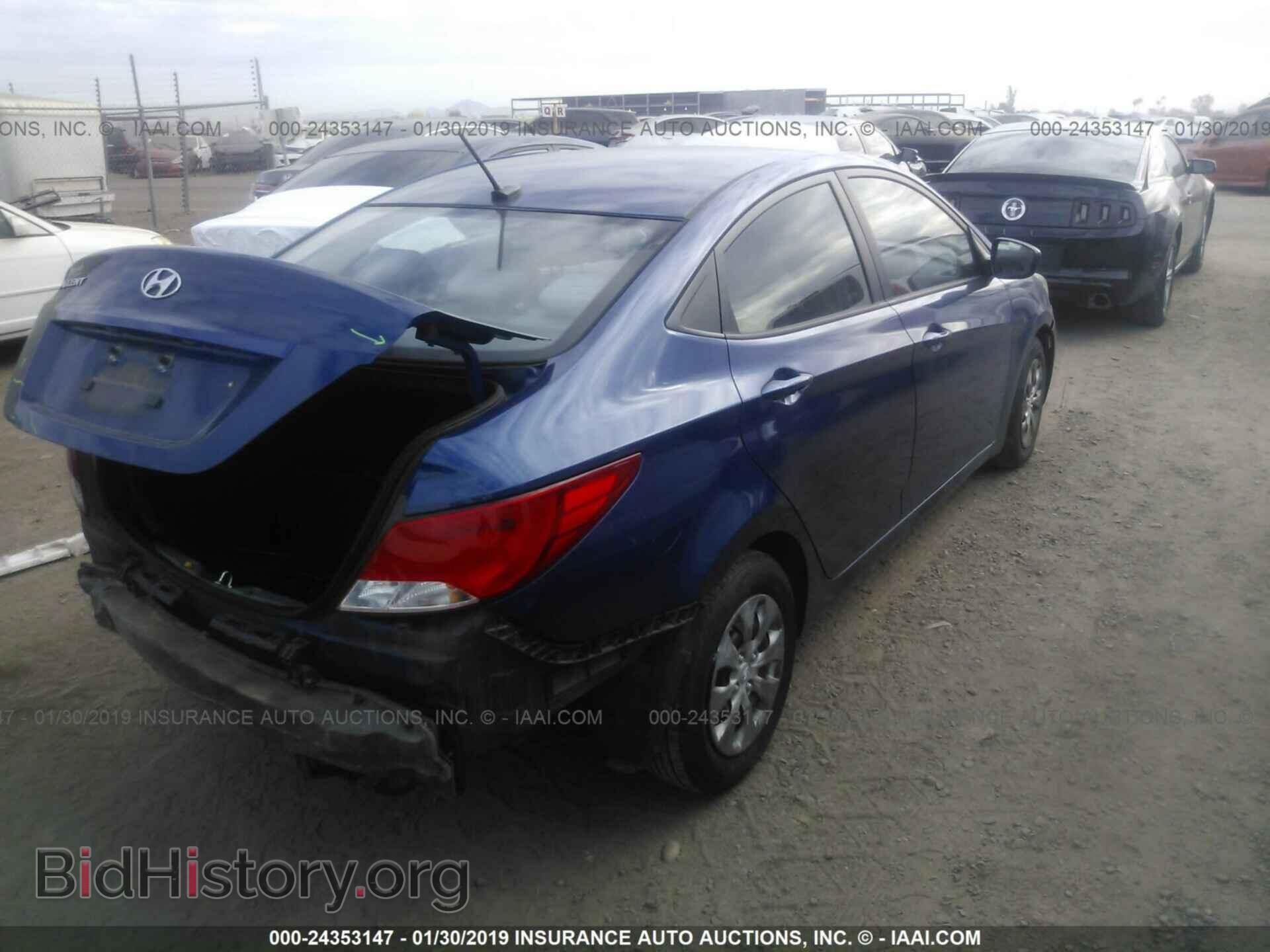 2016 HYUNDAI ACCENT - VIN: KMHCT4AE9GU038962 - Фото 4