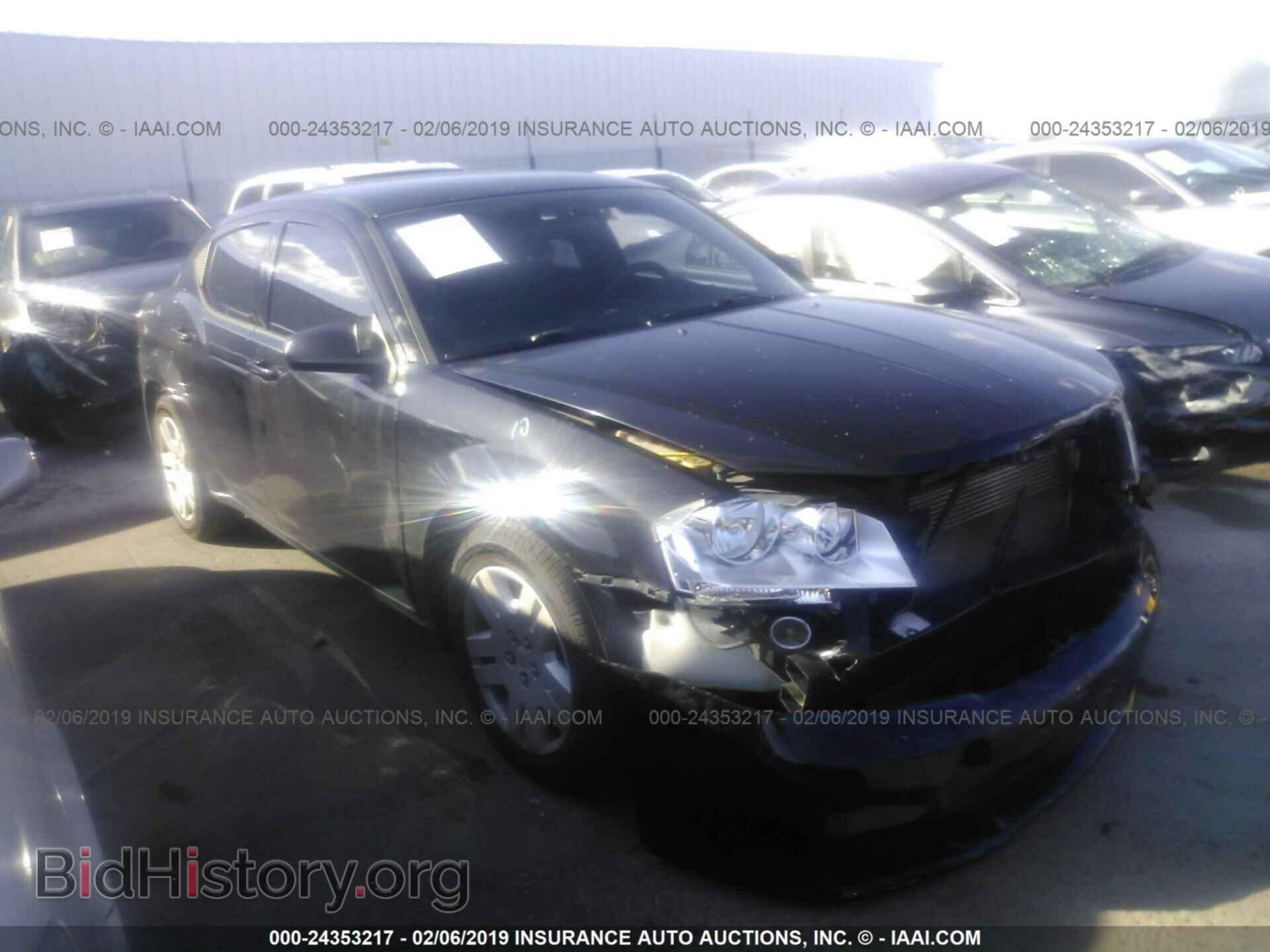 Photo 1C3CDZAB1CN286202 - DODGE AVENGER 2012