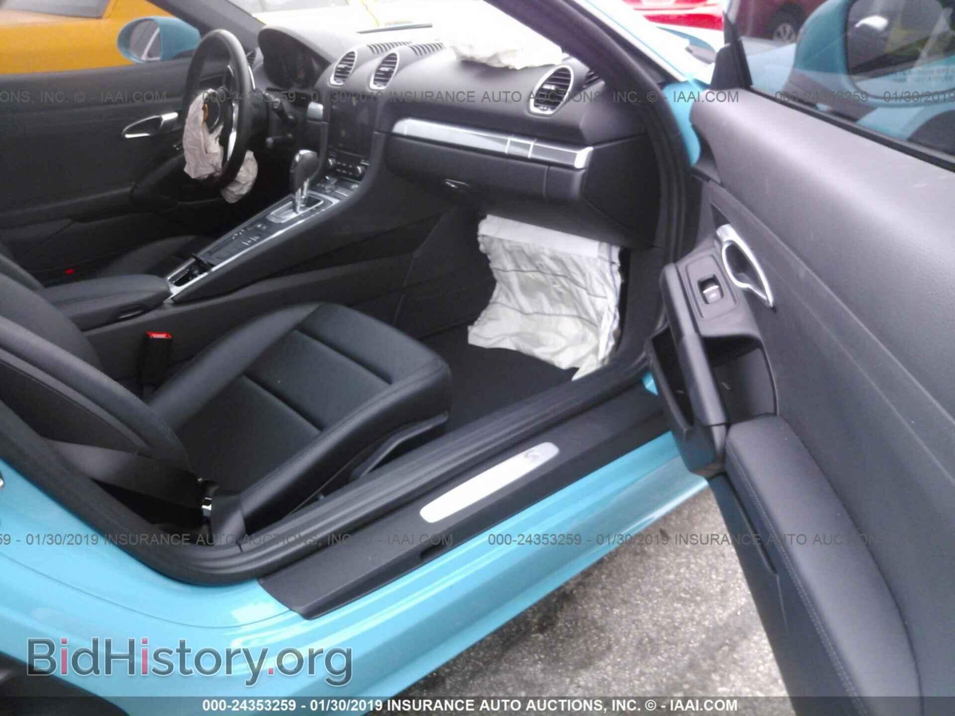 2018 PORSCHE CAYMAN - VIN: WP0AB2A88JK278388 - Фото 5