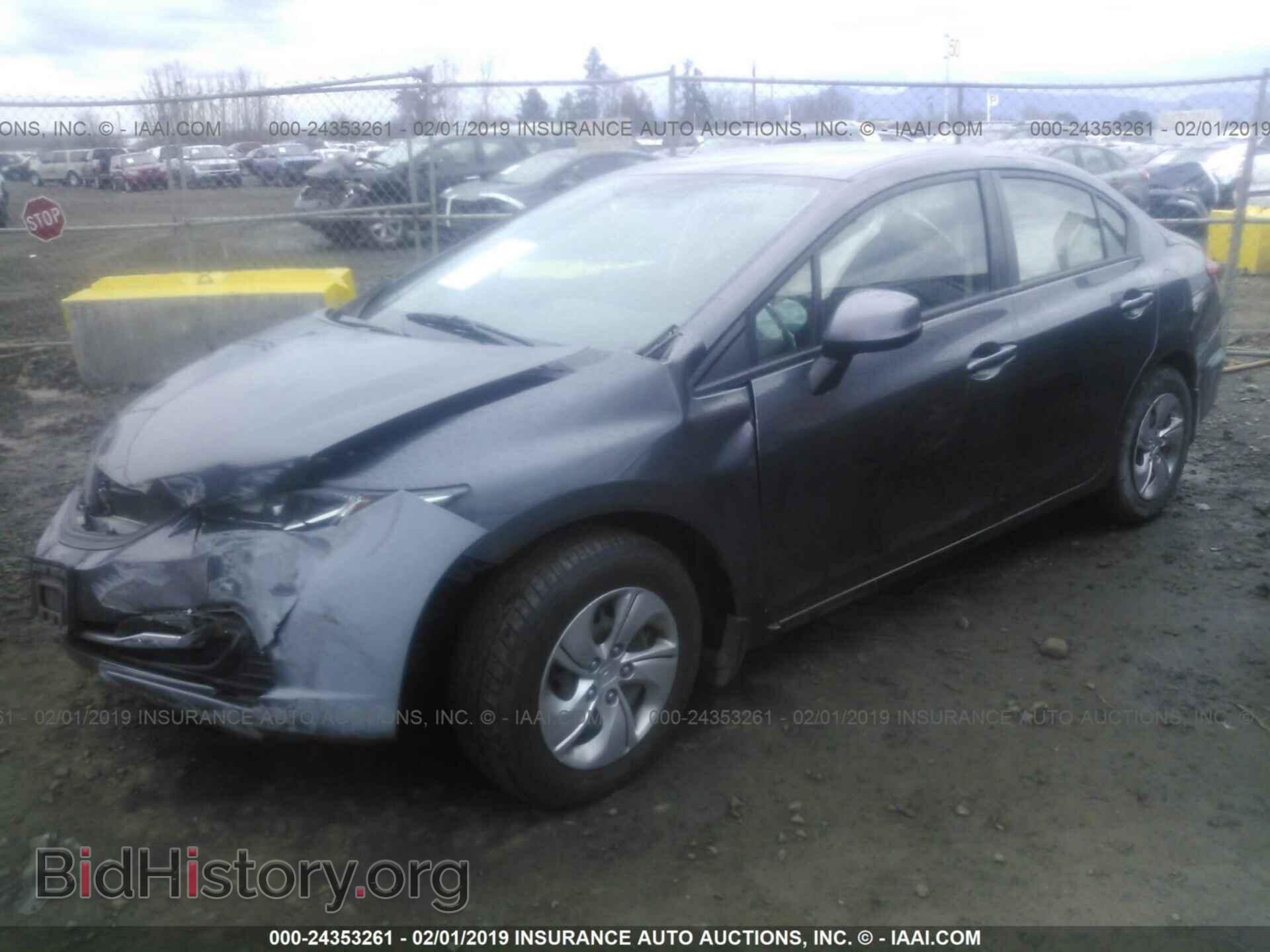 2013 HONDA CIVIC - VIN: 2HGFB2F56DH558179 - Фото 2