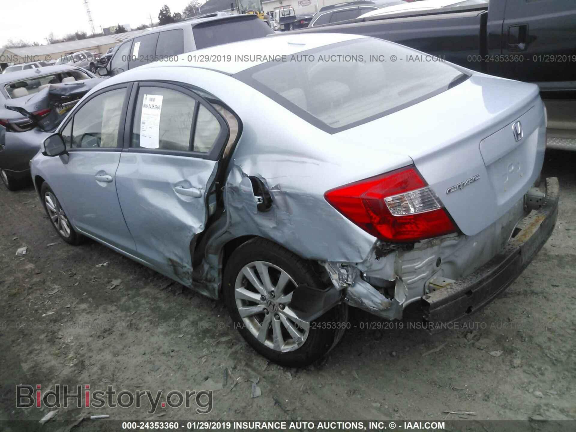 2012 HONDA CIVIC - VIN: 19XFB2F95CE044965 - Фото 3