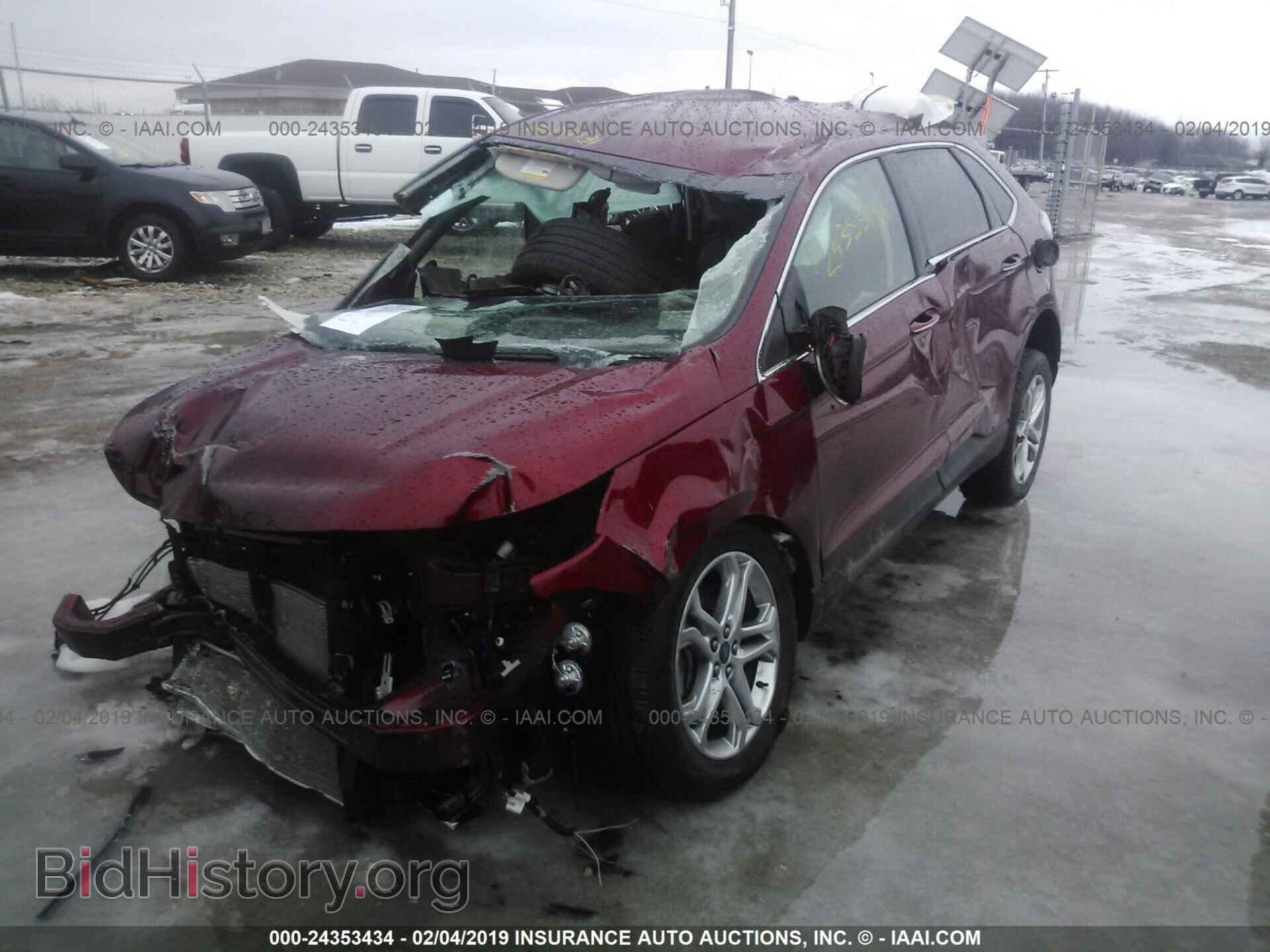 2015 FORD EDGE - VIN: 2FMTK4K88FBB56422 - Фото 2