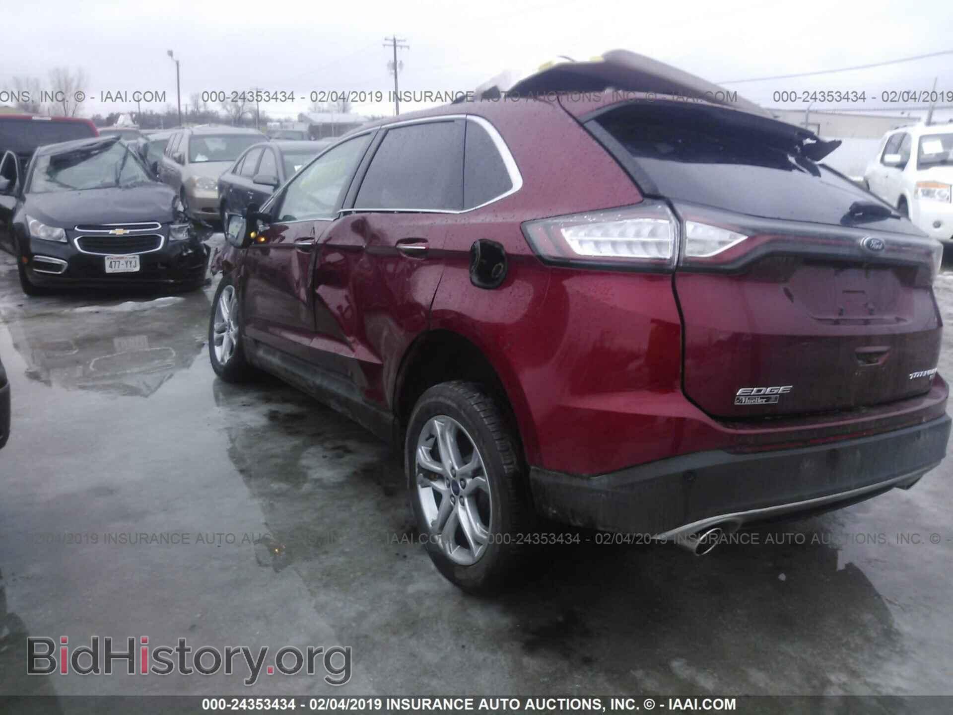 2015 FORD EDGE - VIN: 2FMTK4K88FBB56422 - Фото 3