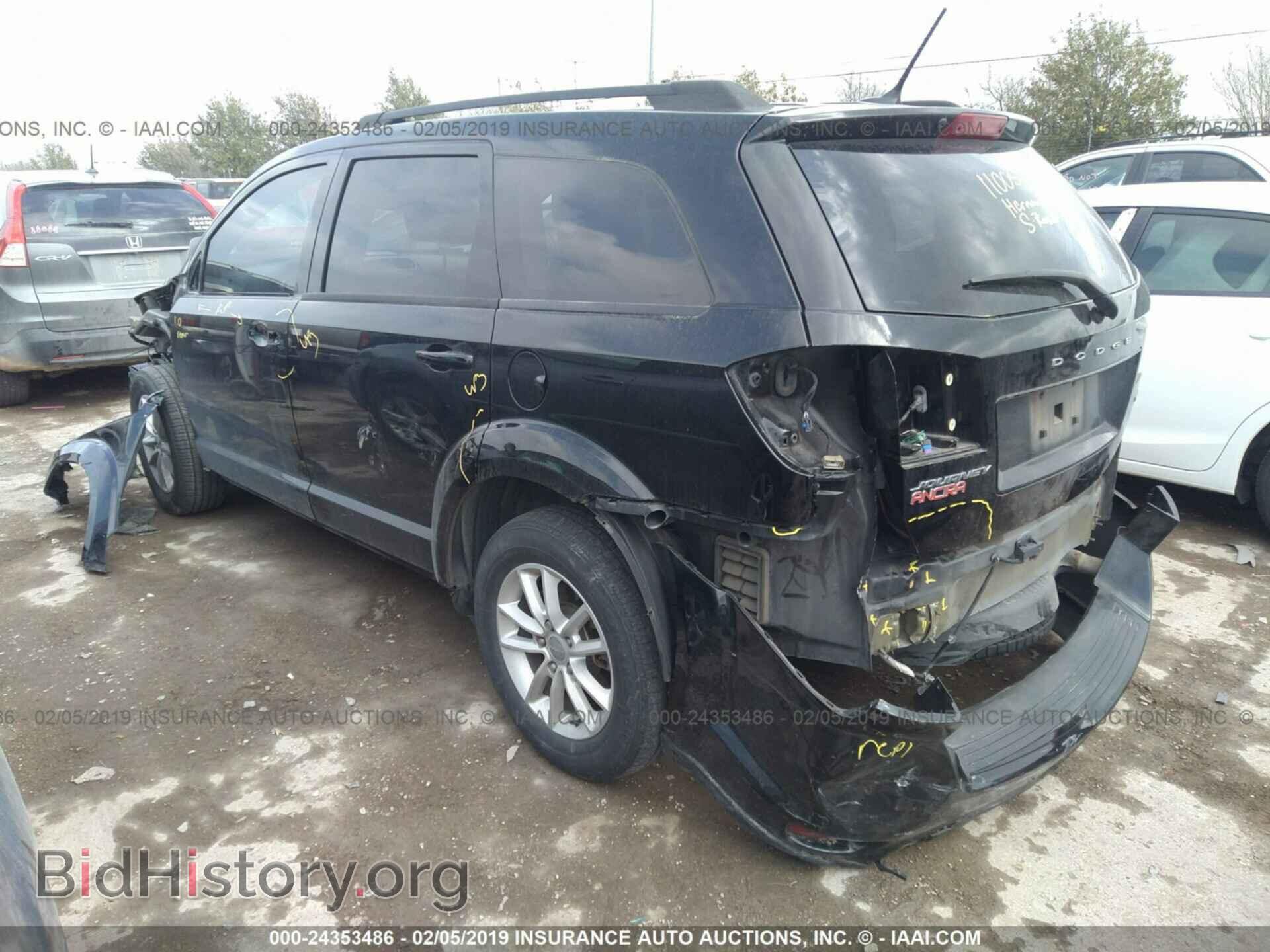 2016 DODGE JOURNEY - VIN: 3C4PDCBB6GT164515 - Фото 3