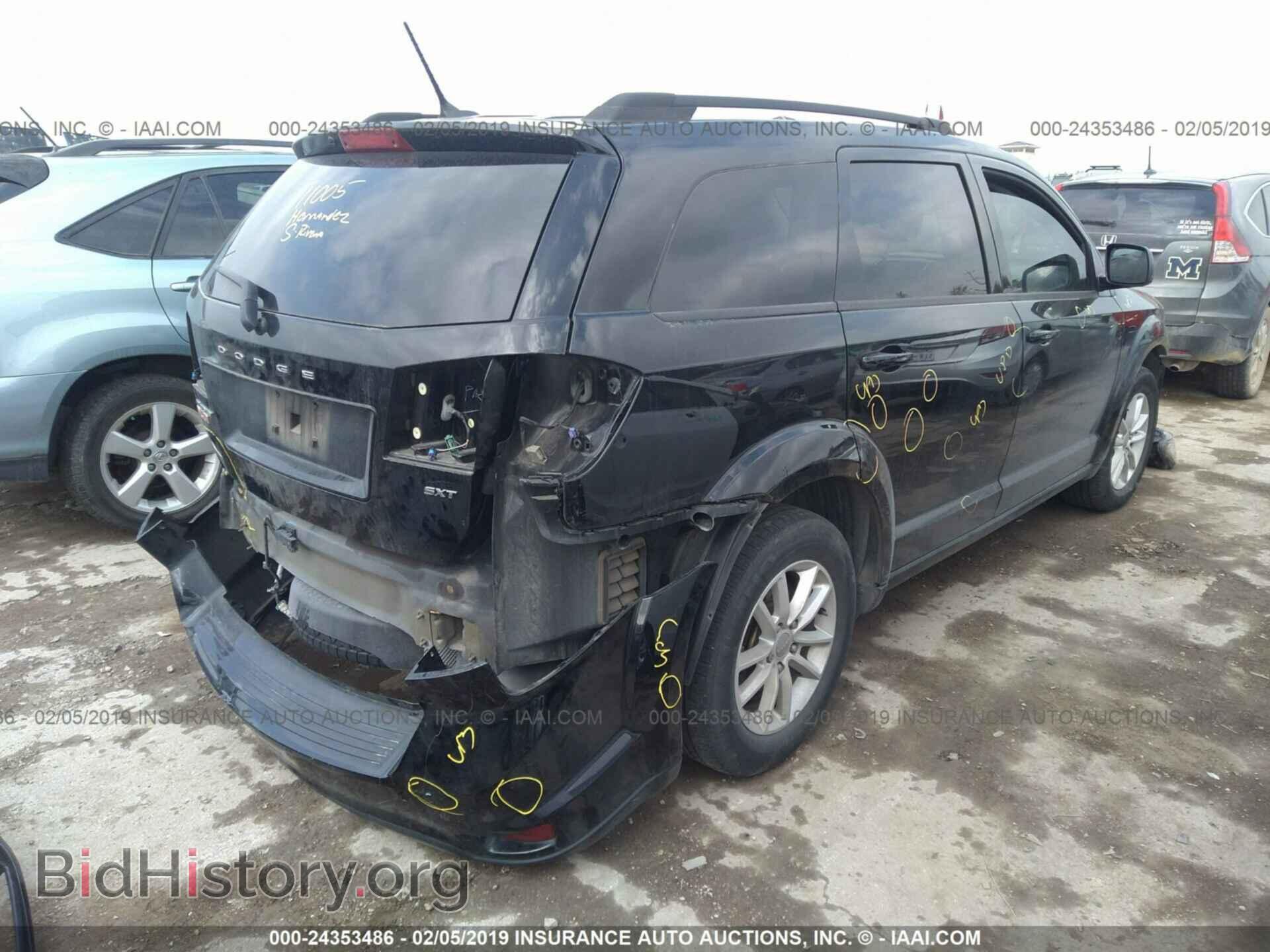 2016 DODGE JOURNEY - VIN: 3C4PDCBB6GT164515 - Фото 4