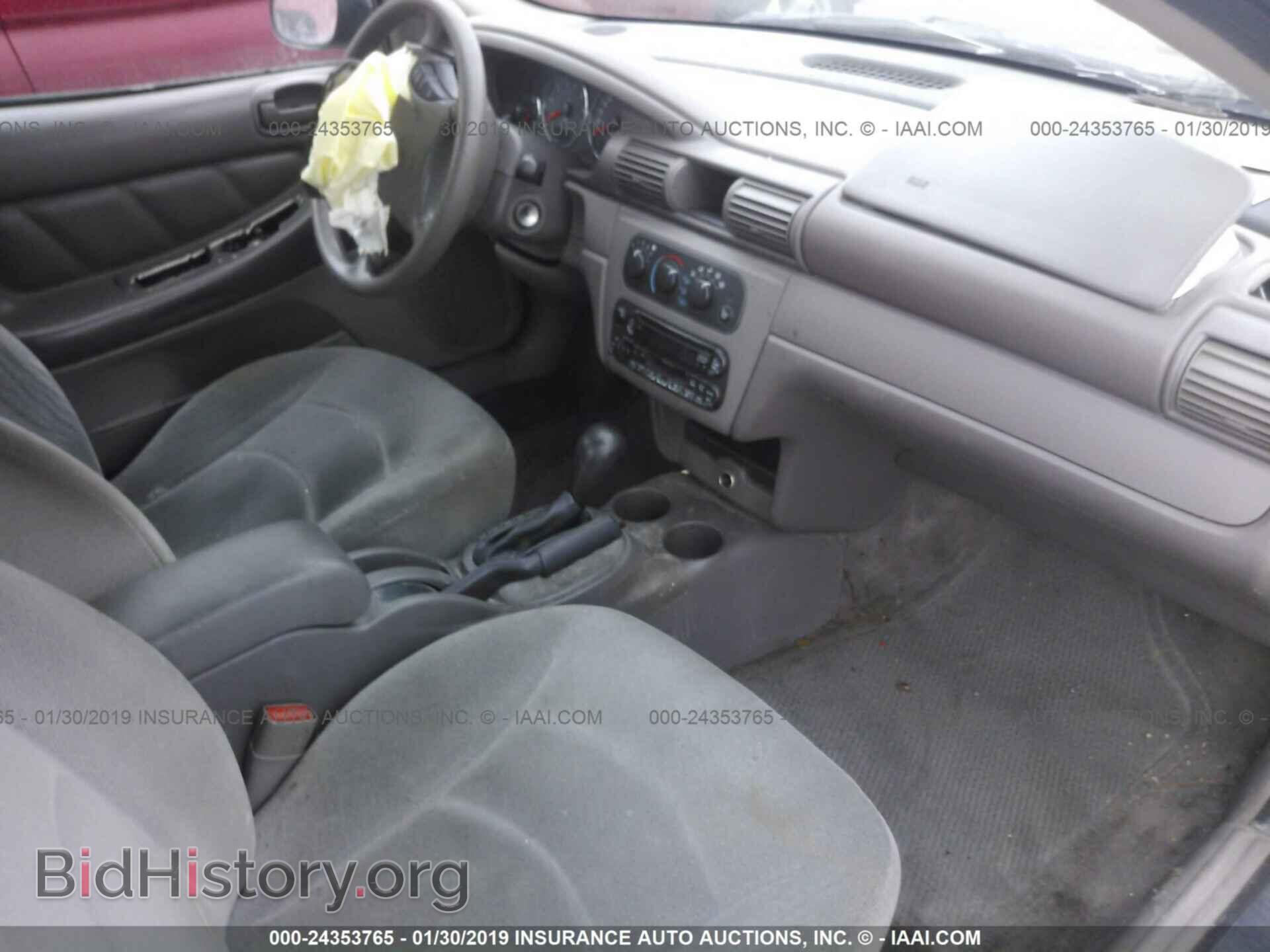 2003 CHRYSLER SEBRING - VIN: 1C3EL46X53N527178 - Фото 5