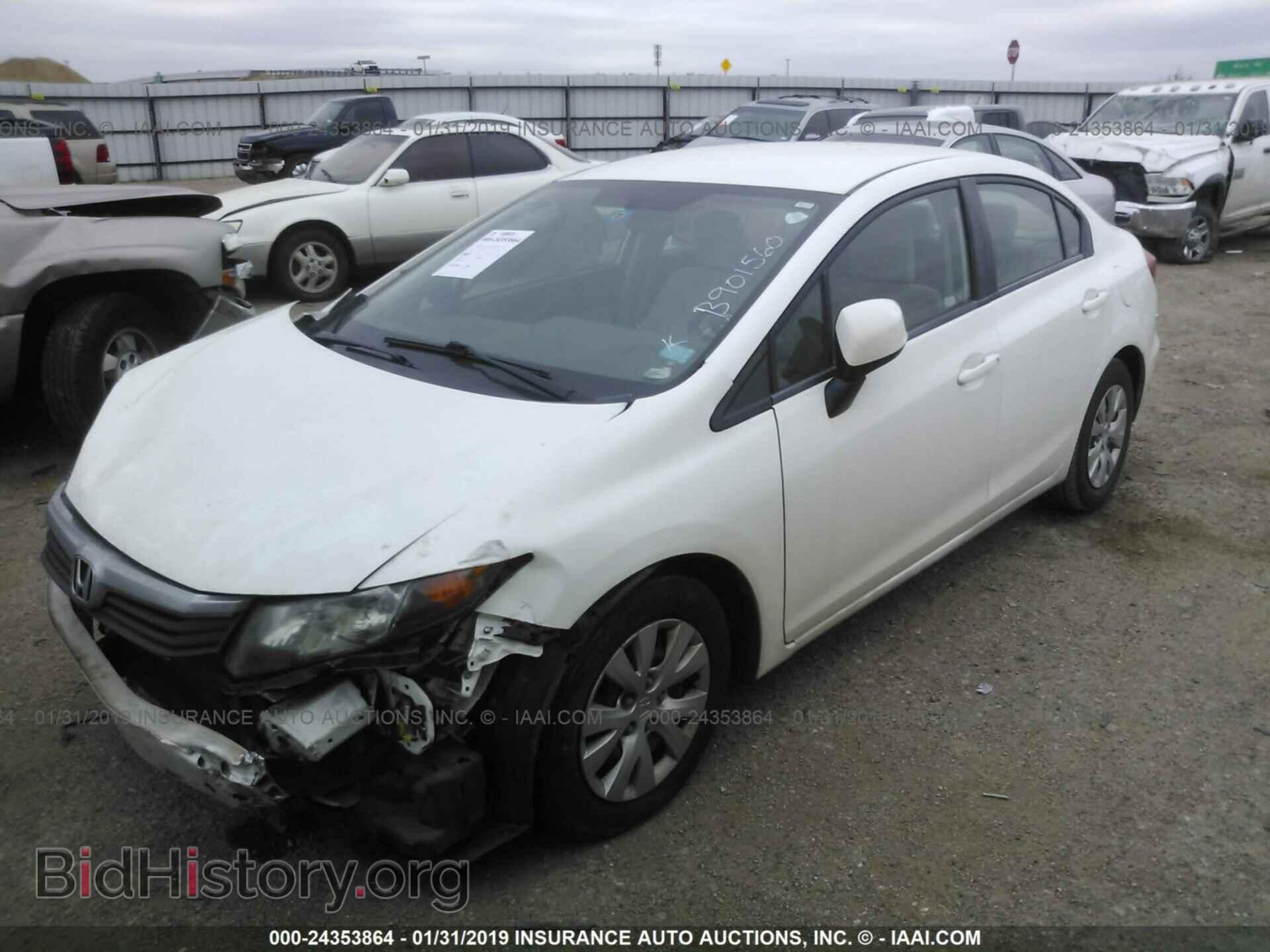 2012 HONDA CIVIC - VIN: 19XFB2F56CE002740 - Photo 2