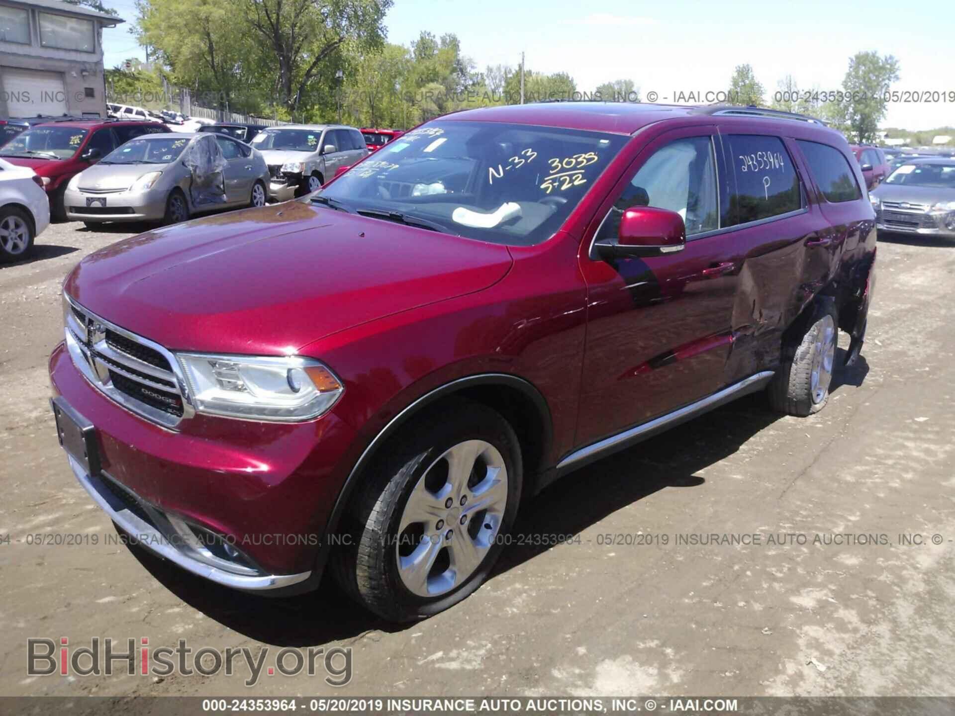 2014 DODGE DURANGO - VIN: 1C4RDJDG9EC532622 - Фото 2
