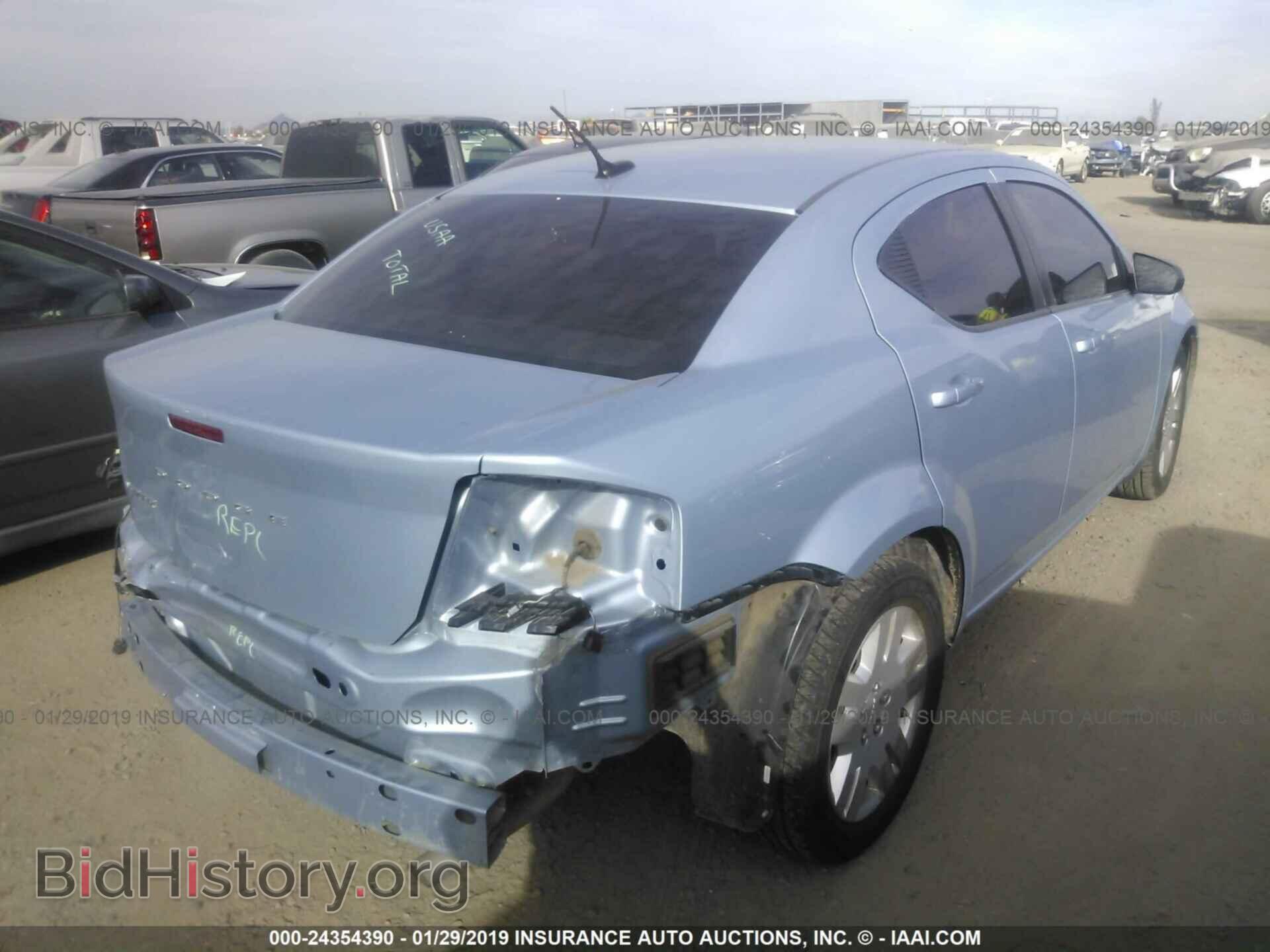 2013 DODGE AVENGER - VIN: 1C3CDZAB1DN711869 - Фото 4