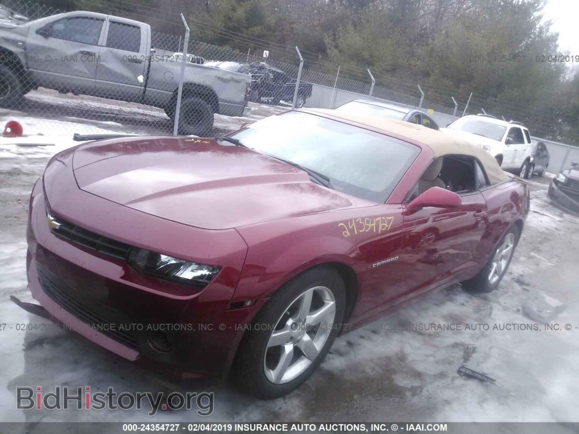 2014 CHEVROLET CAMARO - VIN: 2G1FC3D37E9183992 - Фото 2