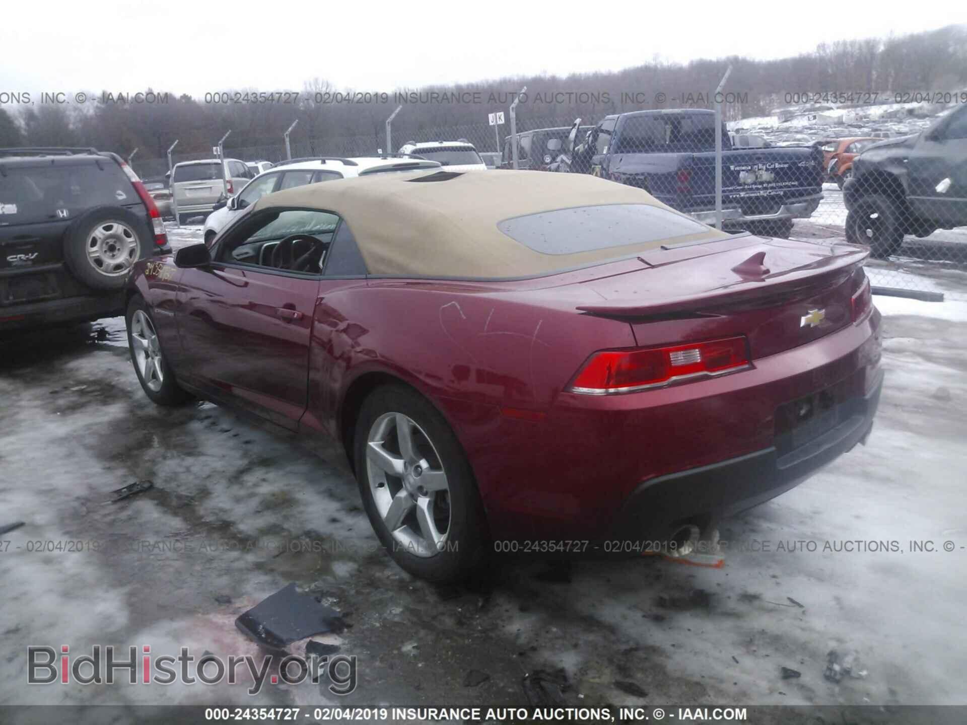 2014 CHEVROLET CAMARO - VIN: 2G1FC3D37E9183992 - Фото 3