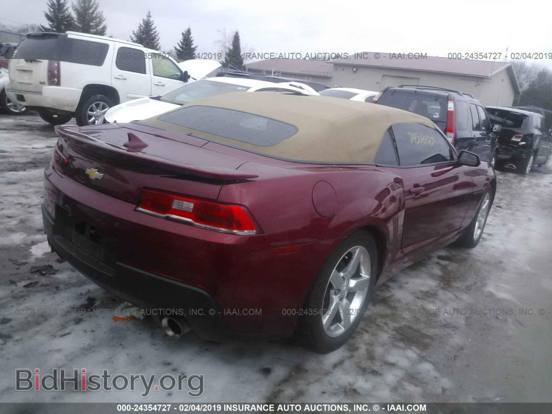 2014 CHEVROLET CAMARO - VIN: 2G1FC3D37E9183992 - Фото 4