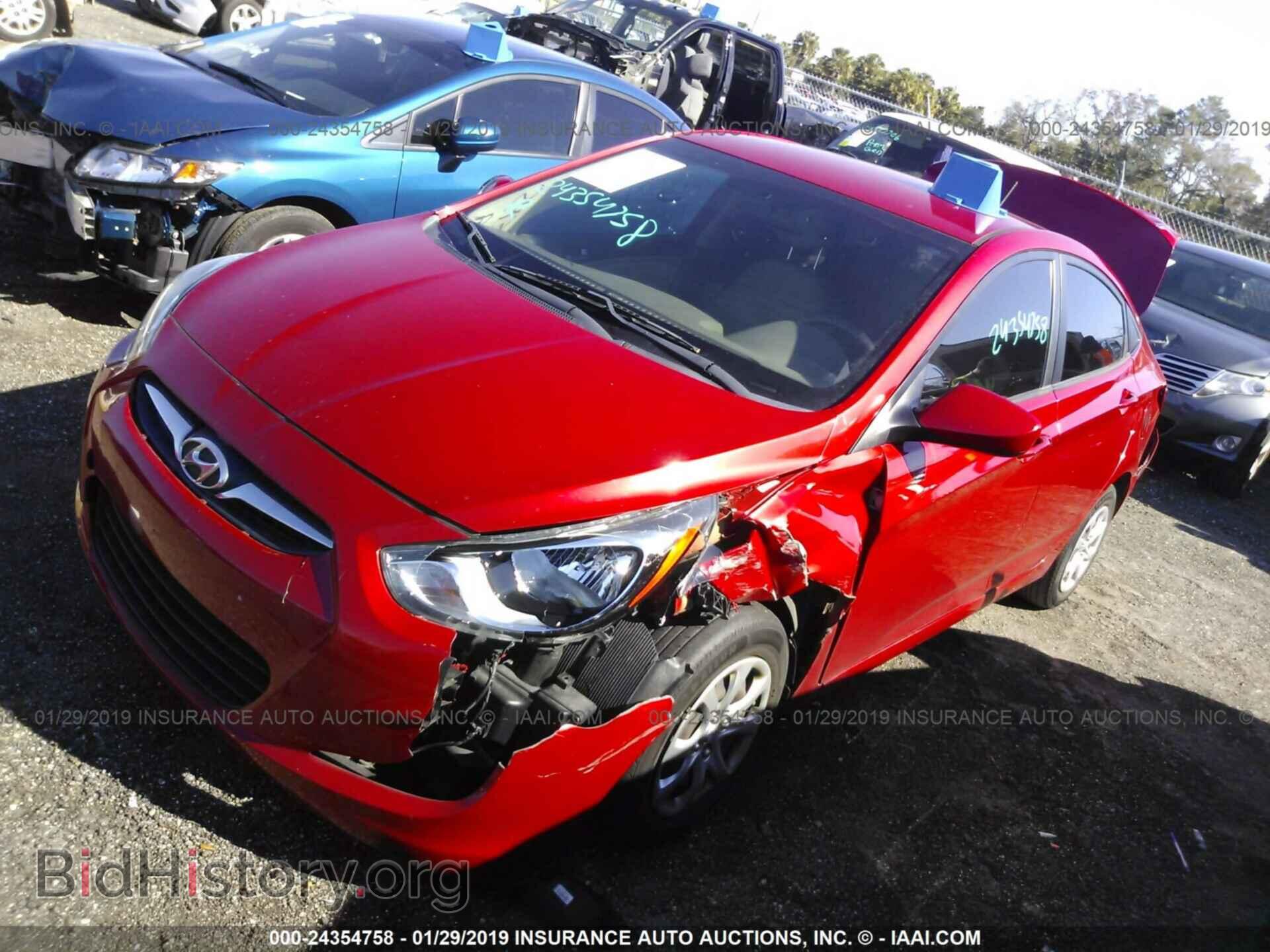 2014 HYUNDAI ACCENT - VIN: KMHCT4AEXEU770241 - Фото 2