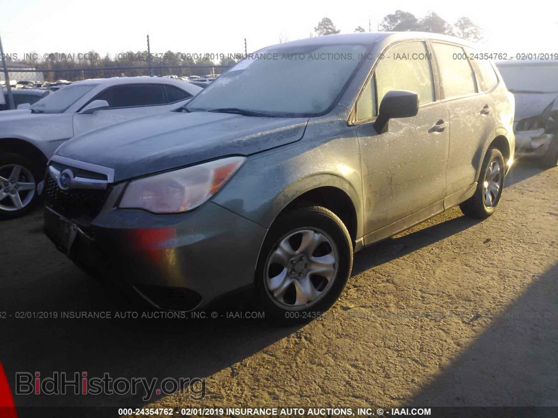 2014 SUBARU FORESTER - VIN: JF2SJAAC1EH409851 - Фото 2