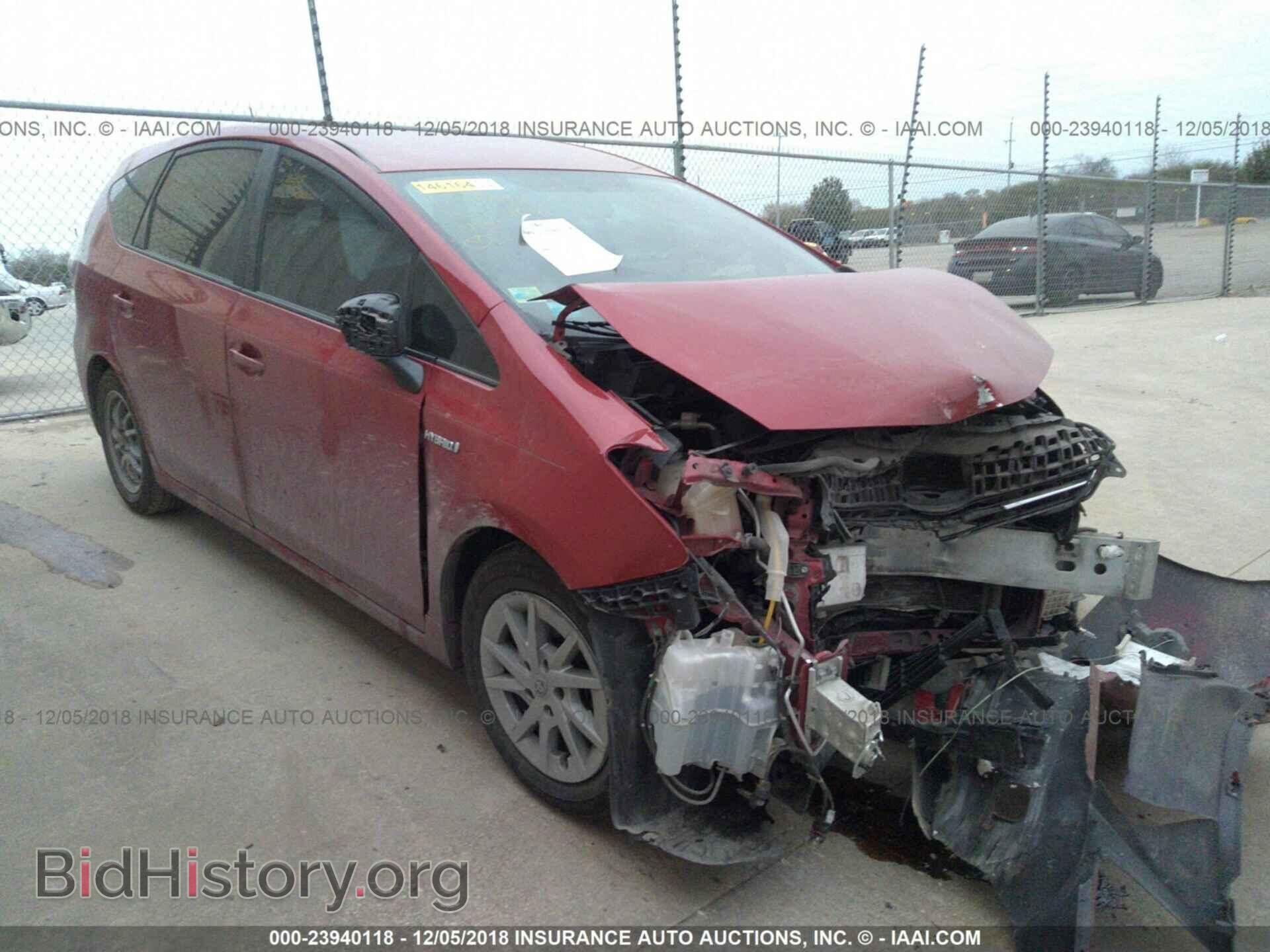 Photo JTDZN3EU4E3326296 - TOYOTA PRIUS V 2014
