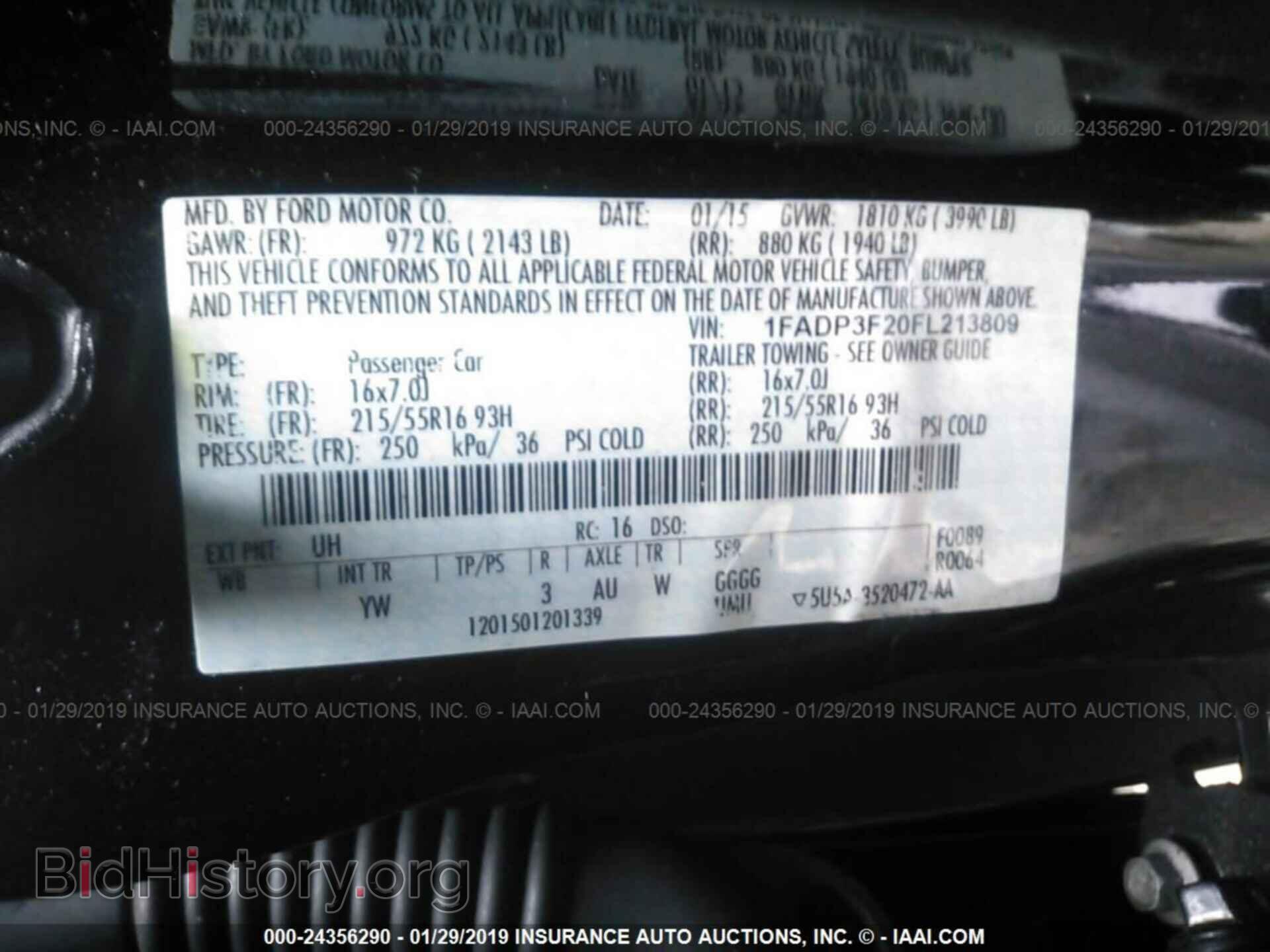 2015 FORD FOCUS - VIN: 1FADP3F20FL213809 - Photo 9