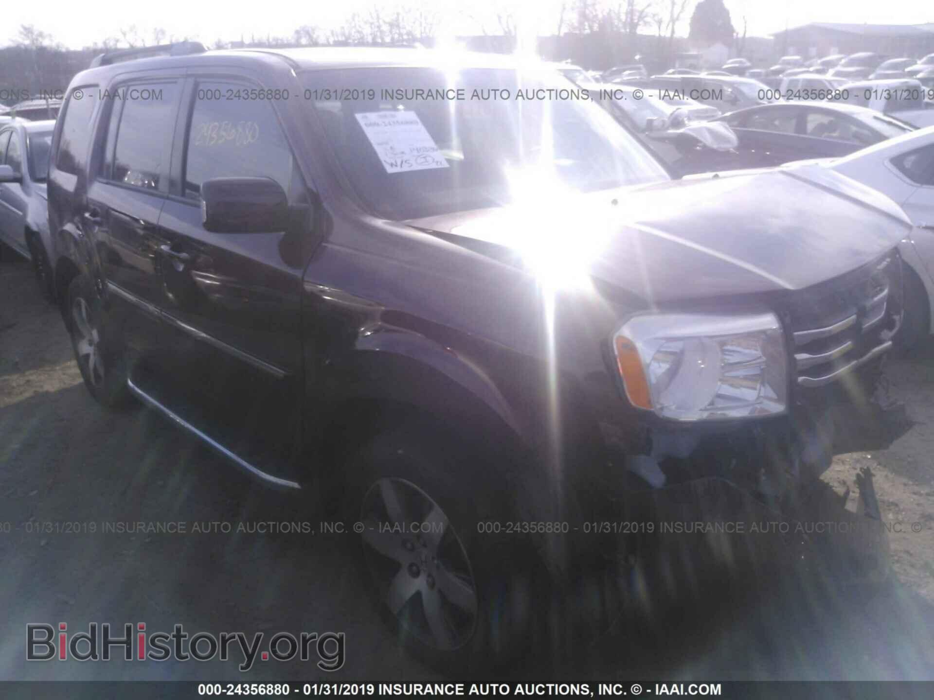 Фотография 5FNYF3H95DB034173 - HONDA PILOT 2013