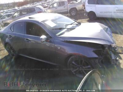2012 Lexus IS 250, серый — VIN JTHBF5C25C5157921, IAAI
