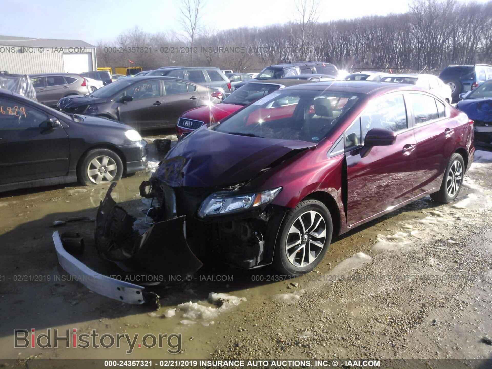 2014 HONDA CIVIC - VIN: 2HGFB2F85EH537609 - Photo 2
