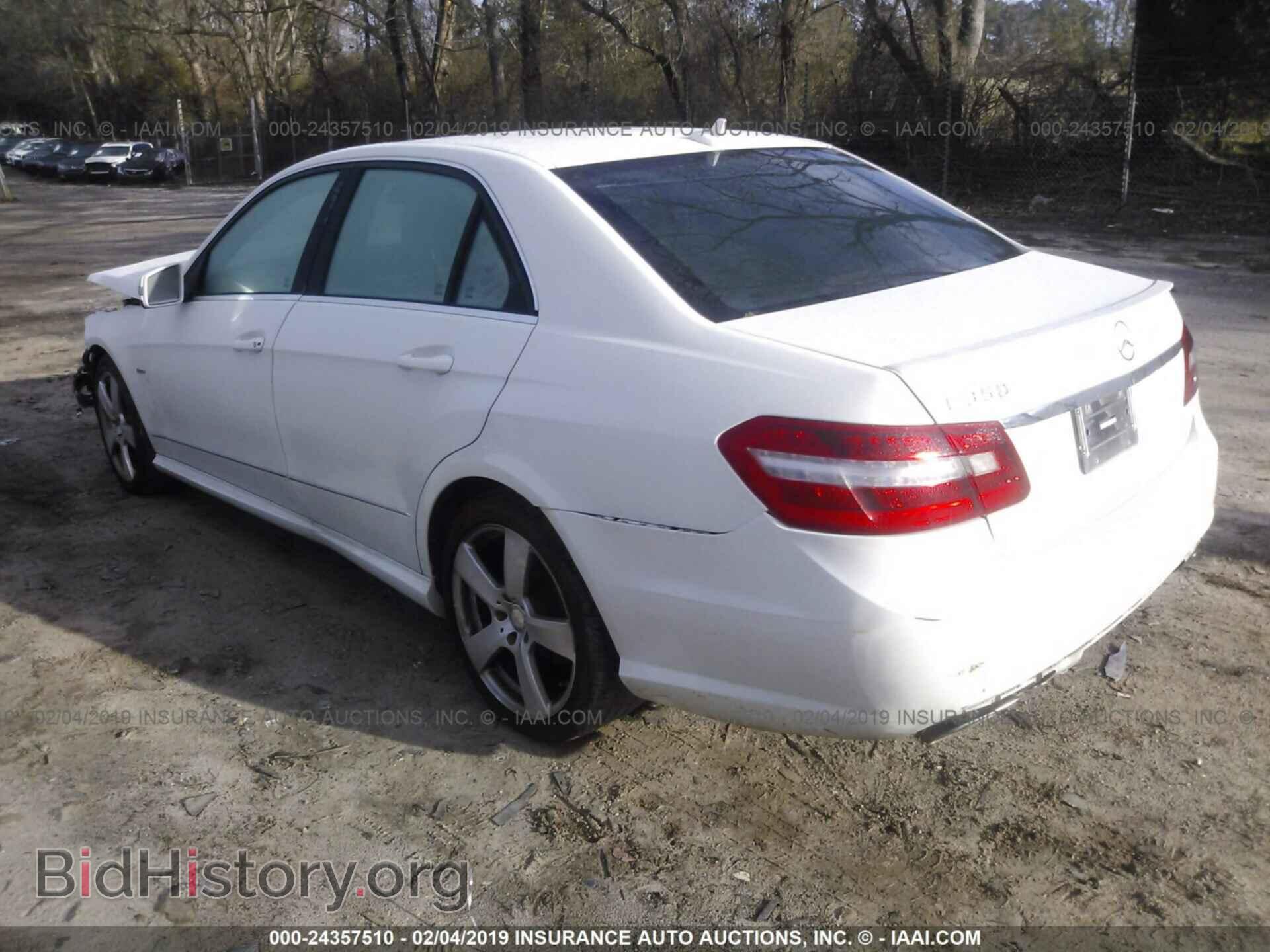 2012 MERCEDES-BENZ E - VIN: WDDHF5KB5CA609439 - Фото 3