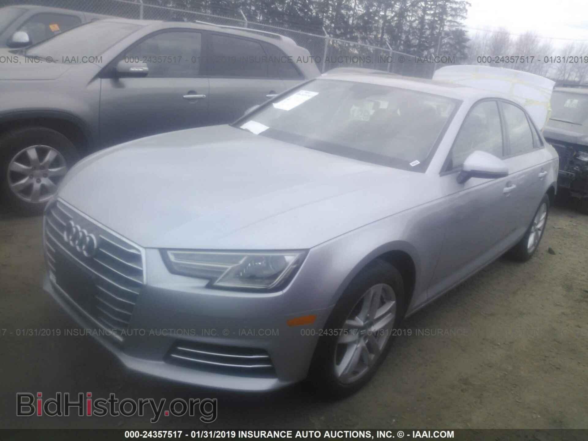 2017 AUDI A4 - VIN: WAUANAF48HN017114 - Фото 2