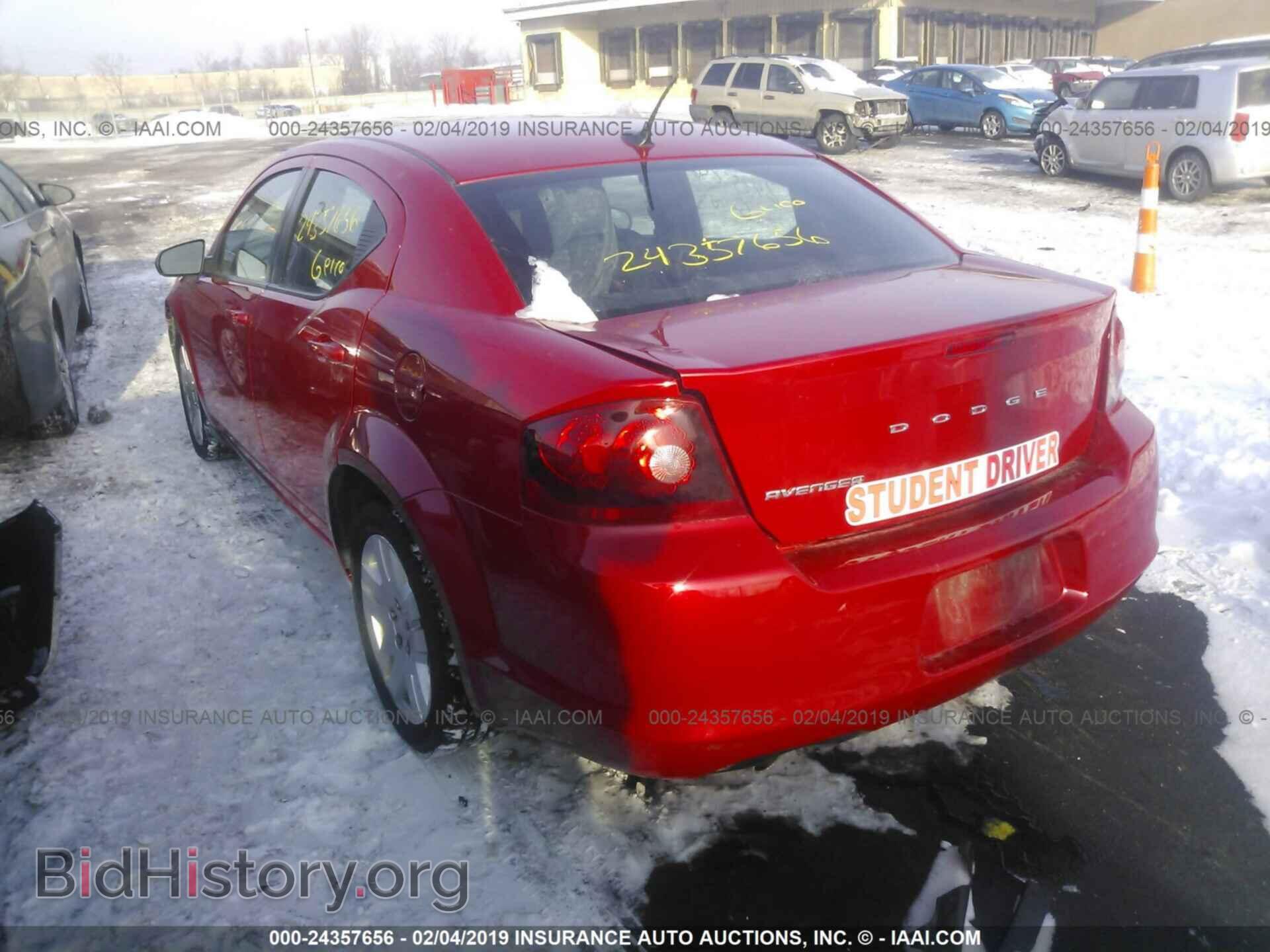 2013 DODGE AVENGER - VIN: 1C3CDZAG6DN750906 - Фото 3