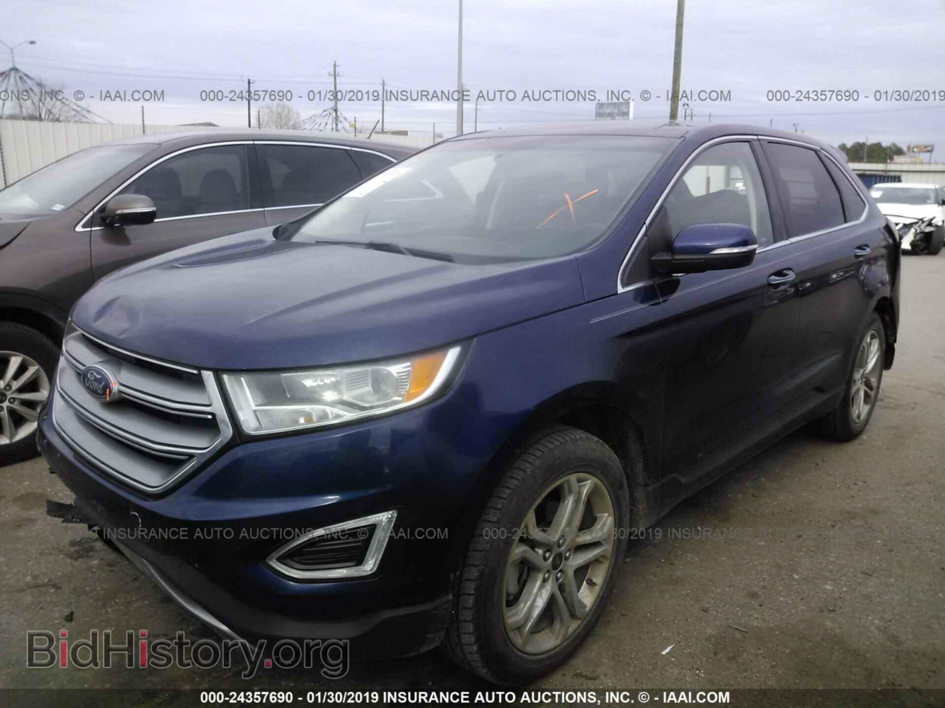 2016 FORD EDGE - VIN: 2FMPK3K98GBB05671 - Фото 2