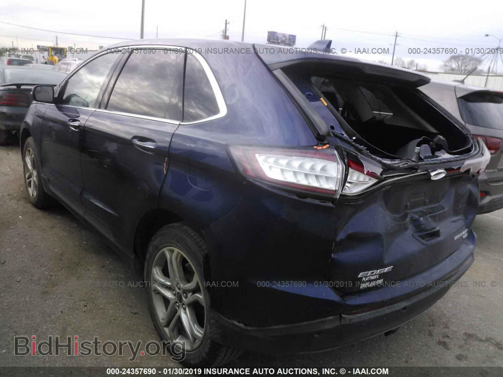 2016 FORD EDGE - VIN: 2FMPK3K98GBB05671 - Фото 3