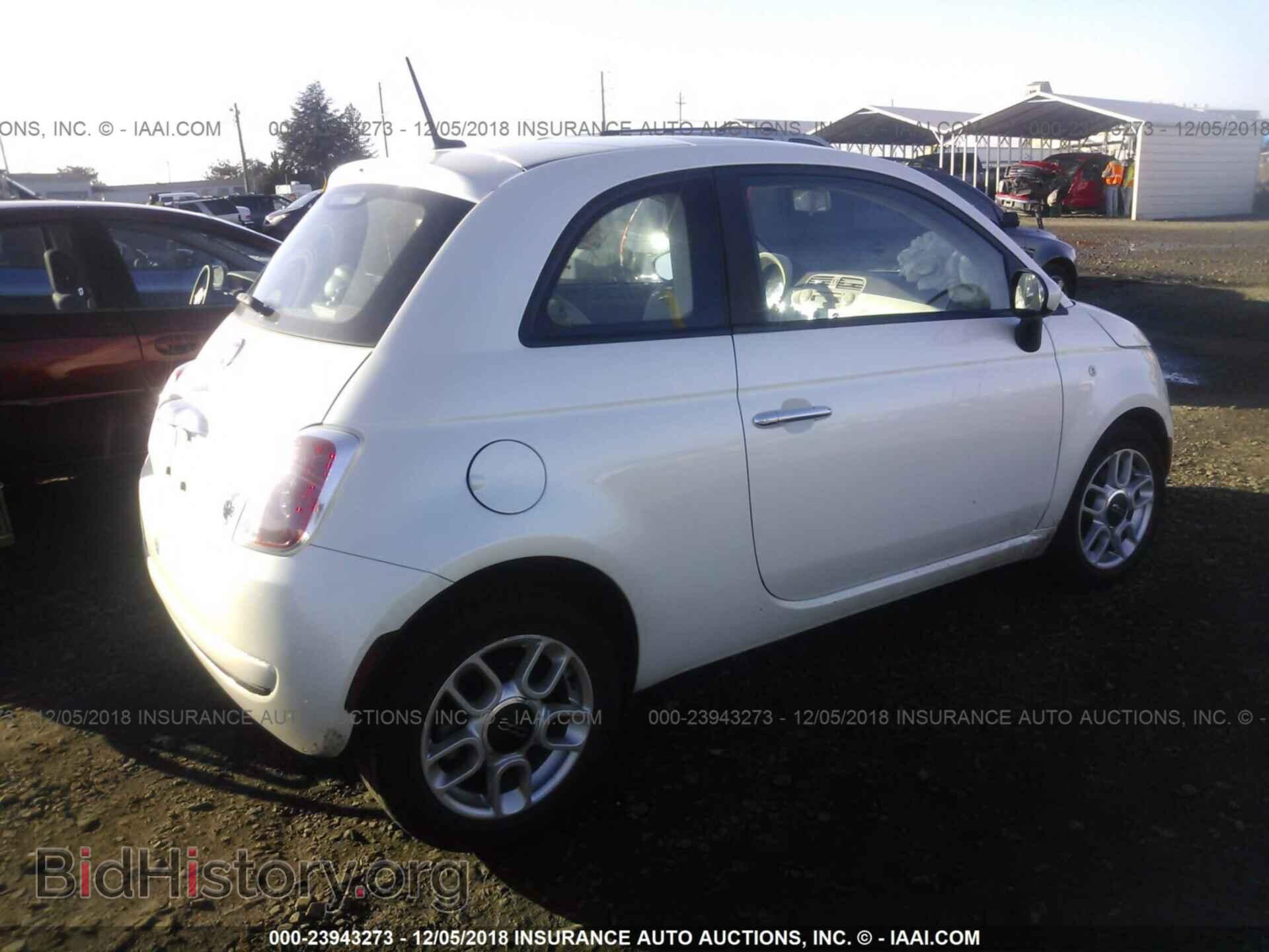 2012 FIAT 500 - VIN: 3C3CFFAR8CT104047 - Фото 4