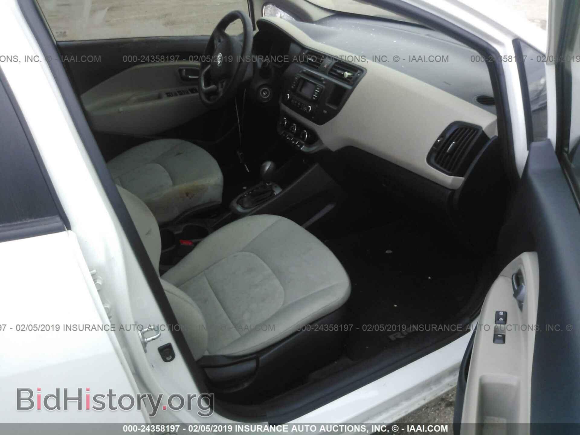 2013 KIA RIO - VIN: KNADM5A35D6151699 - Фото 5