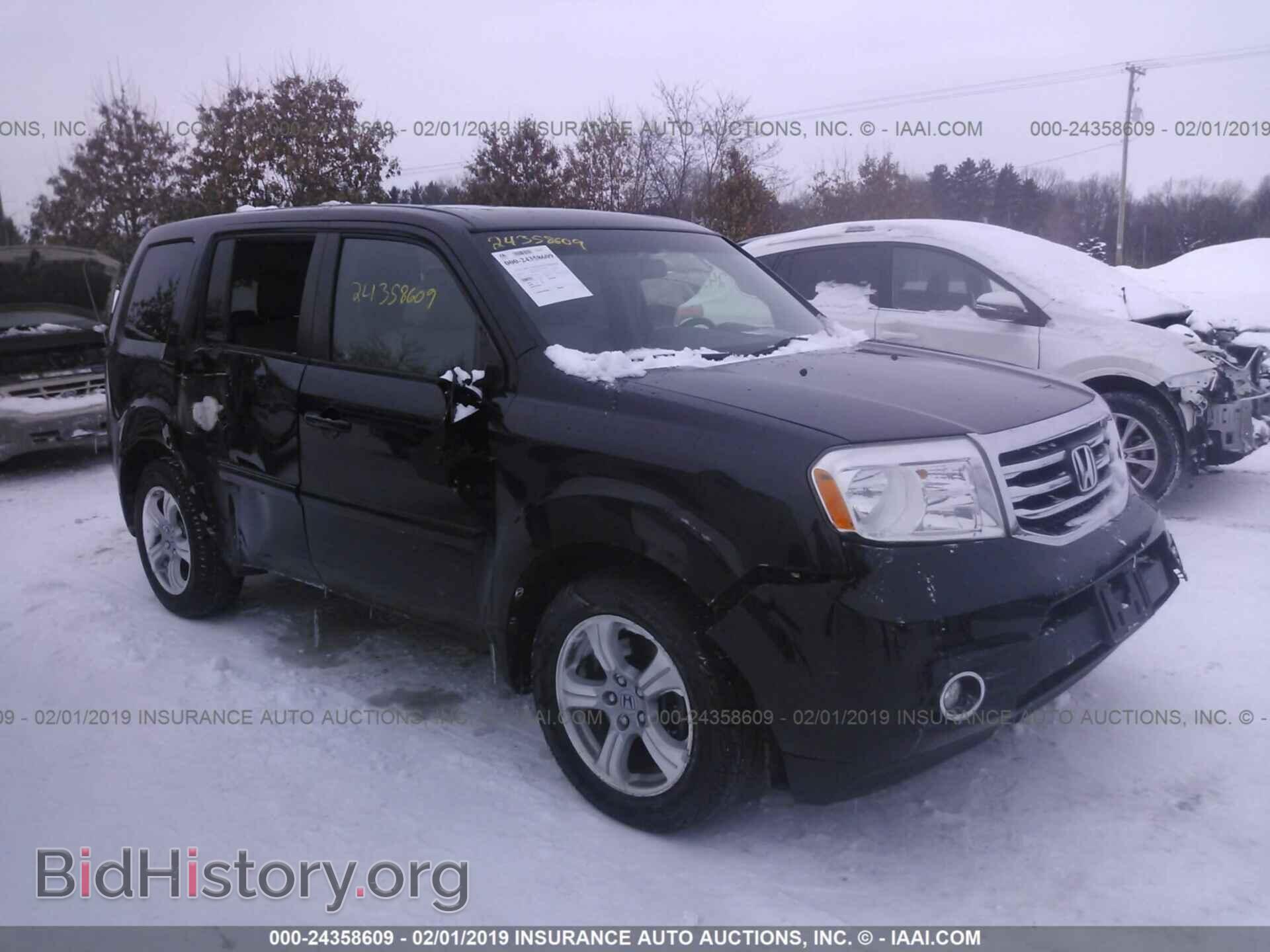 Photo 5FNYF4H50CB024832 - HONDA PILOT 2012