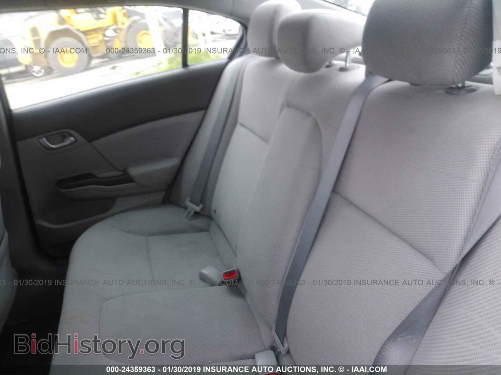 2012 HONDA CIVIC - VIN: 2HGFB2F54CH562858 - Фото 8