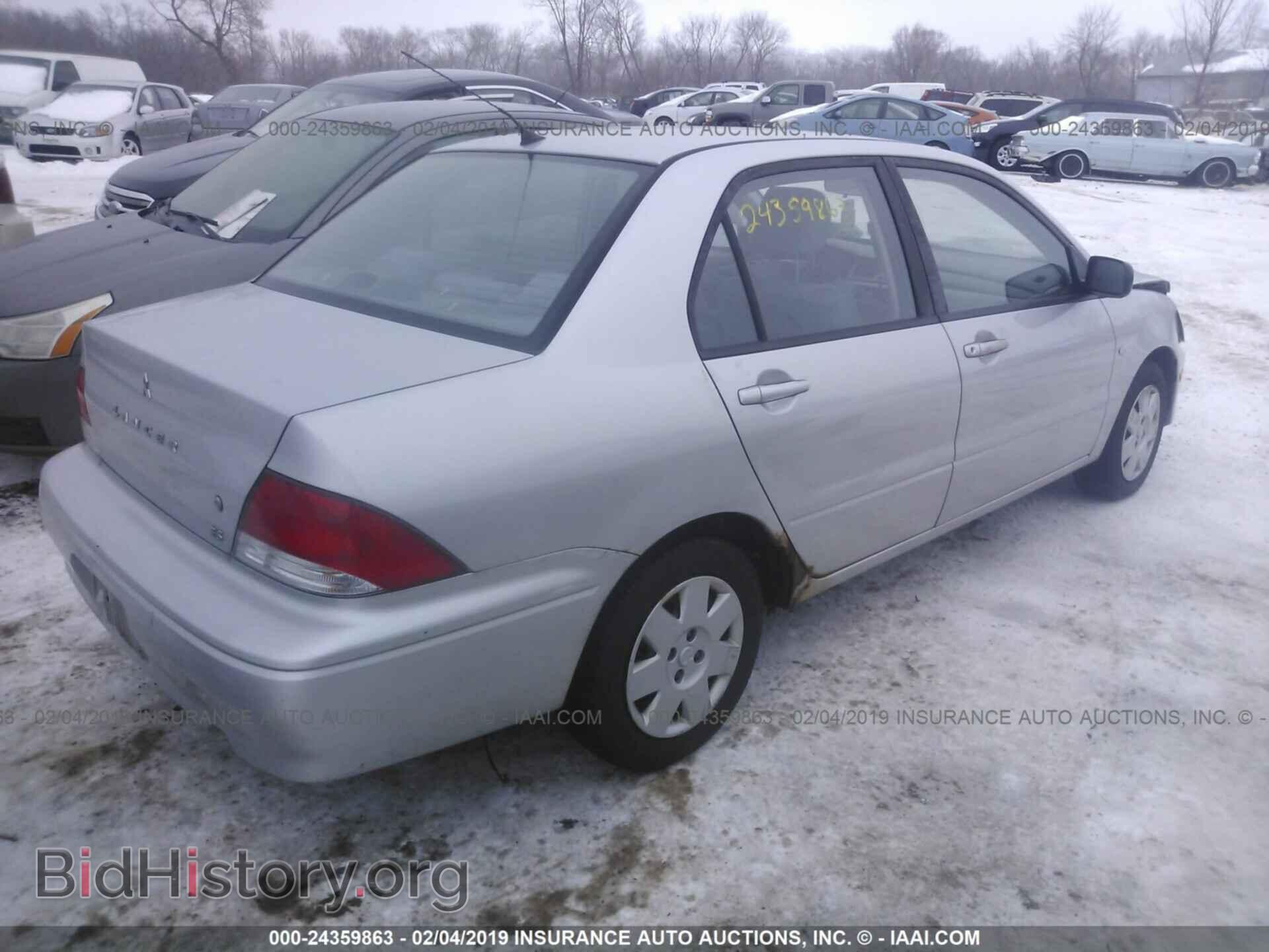 2002 MITSUBISHI LANCER - VIN: JA3AJ26E72U057371 - Photo 4
