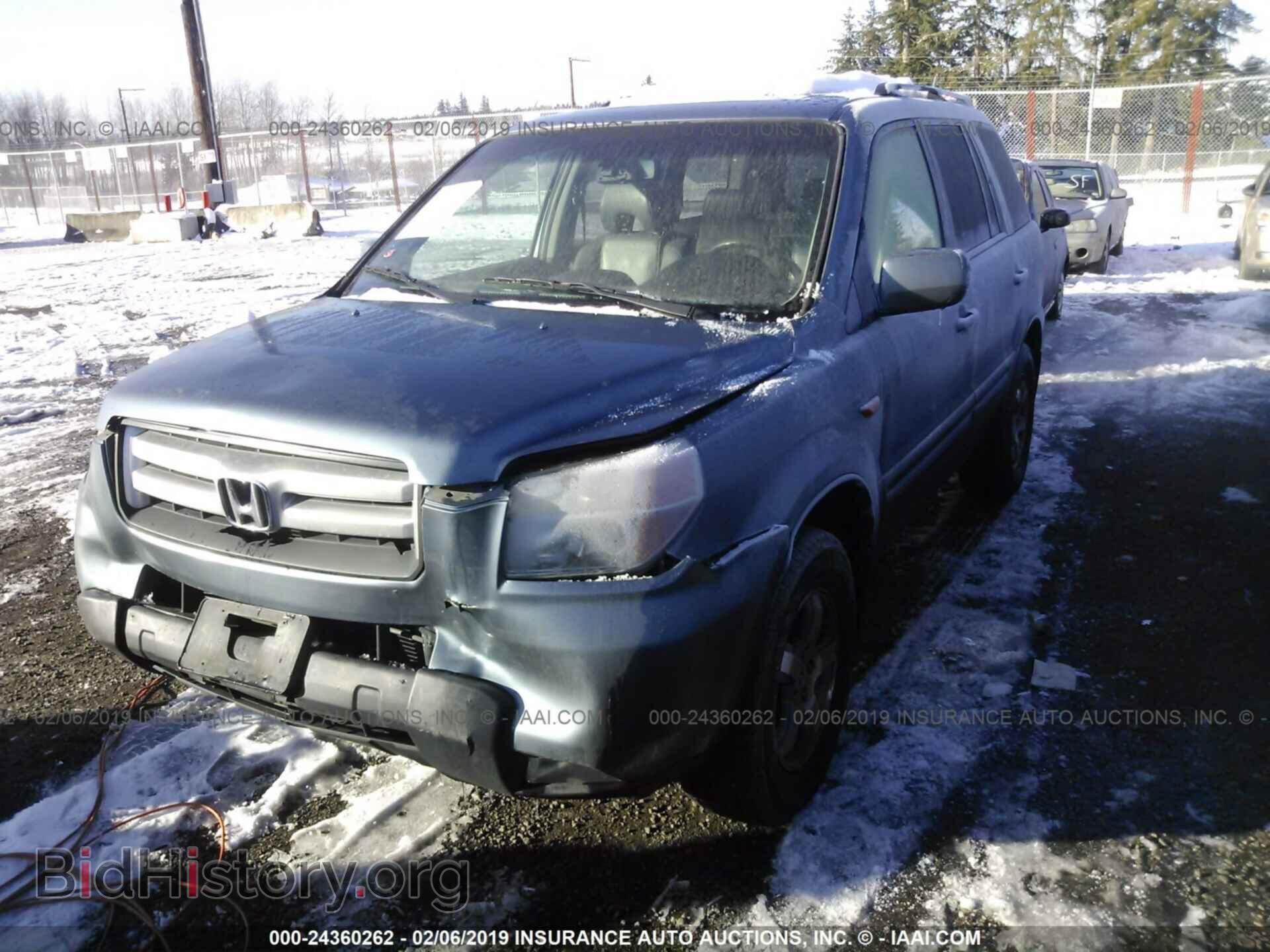 2006 HONDA PILOT - VIN: 2HKYF18676H551036 - Фото 2