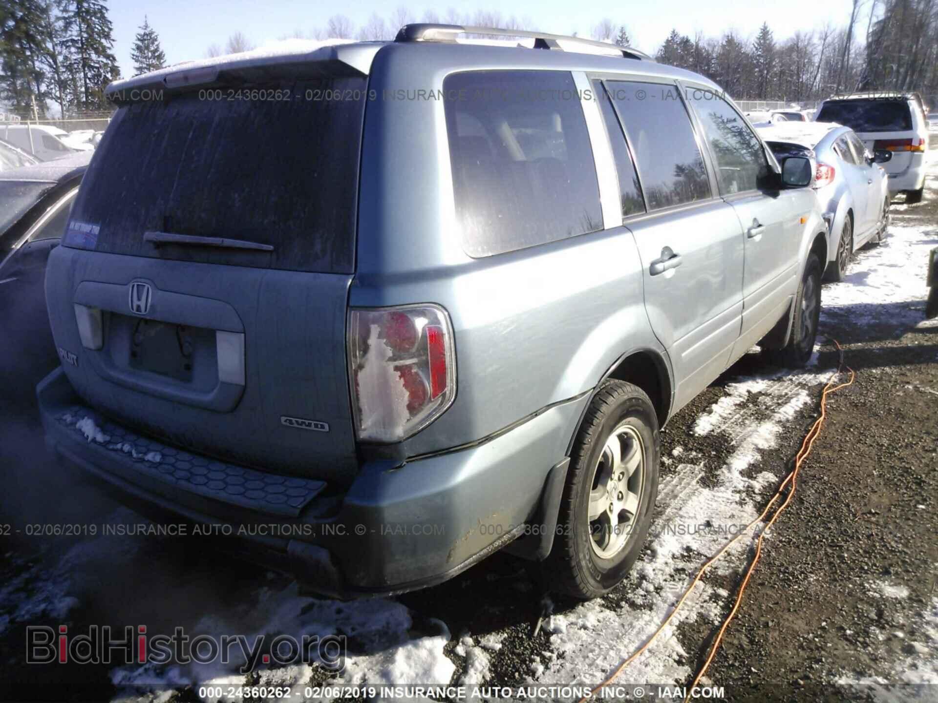 2006 HONDA PILOT - VIN: 2HKYF18676H551036 - Фото 4