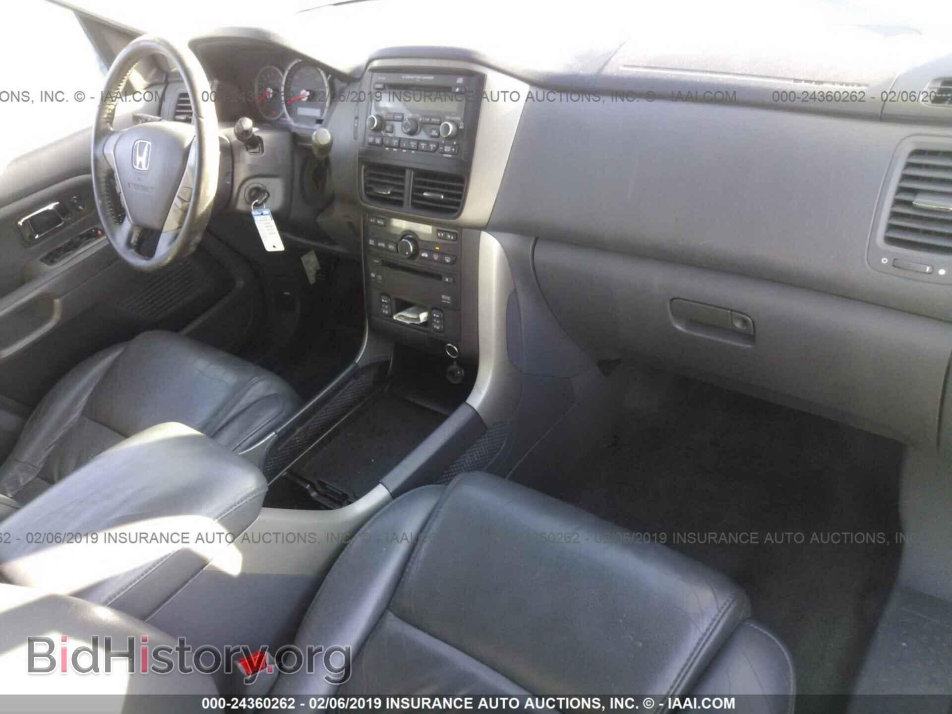 2006 HONDA PILOT - VIN: 2HKYF18676H551036 - Фото 5
