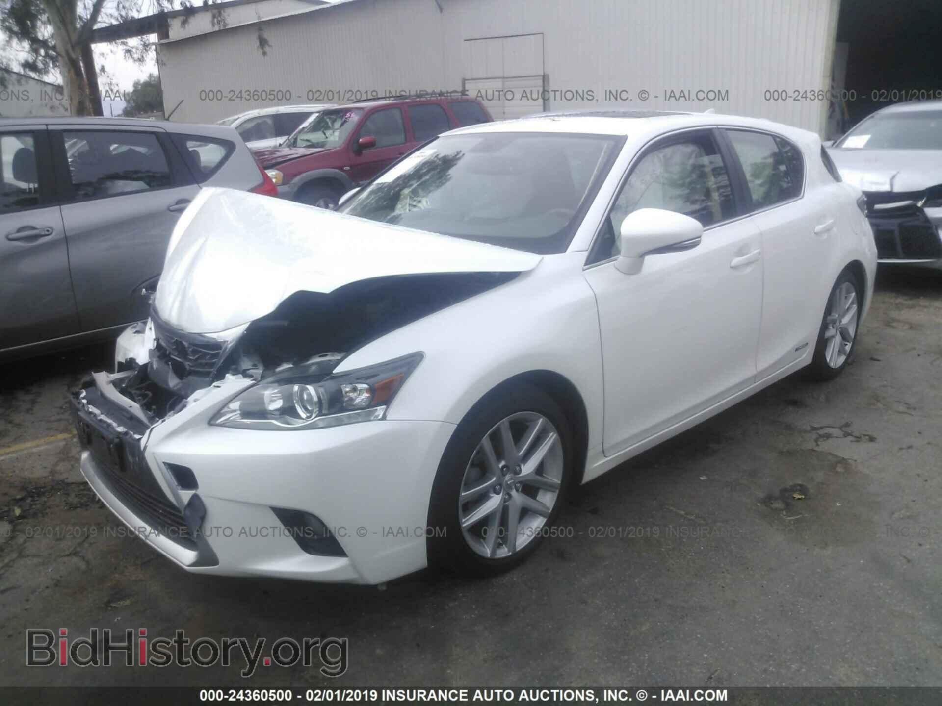 2015 Lexus CT - VIN: JTHKD5BH8F2214324 - Фото 2