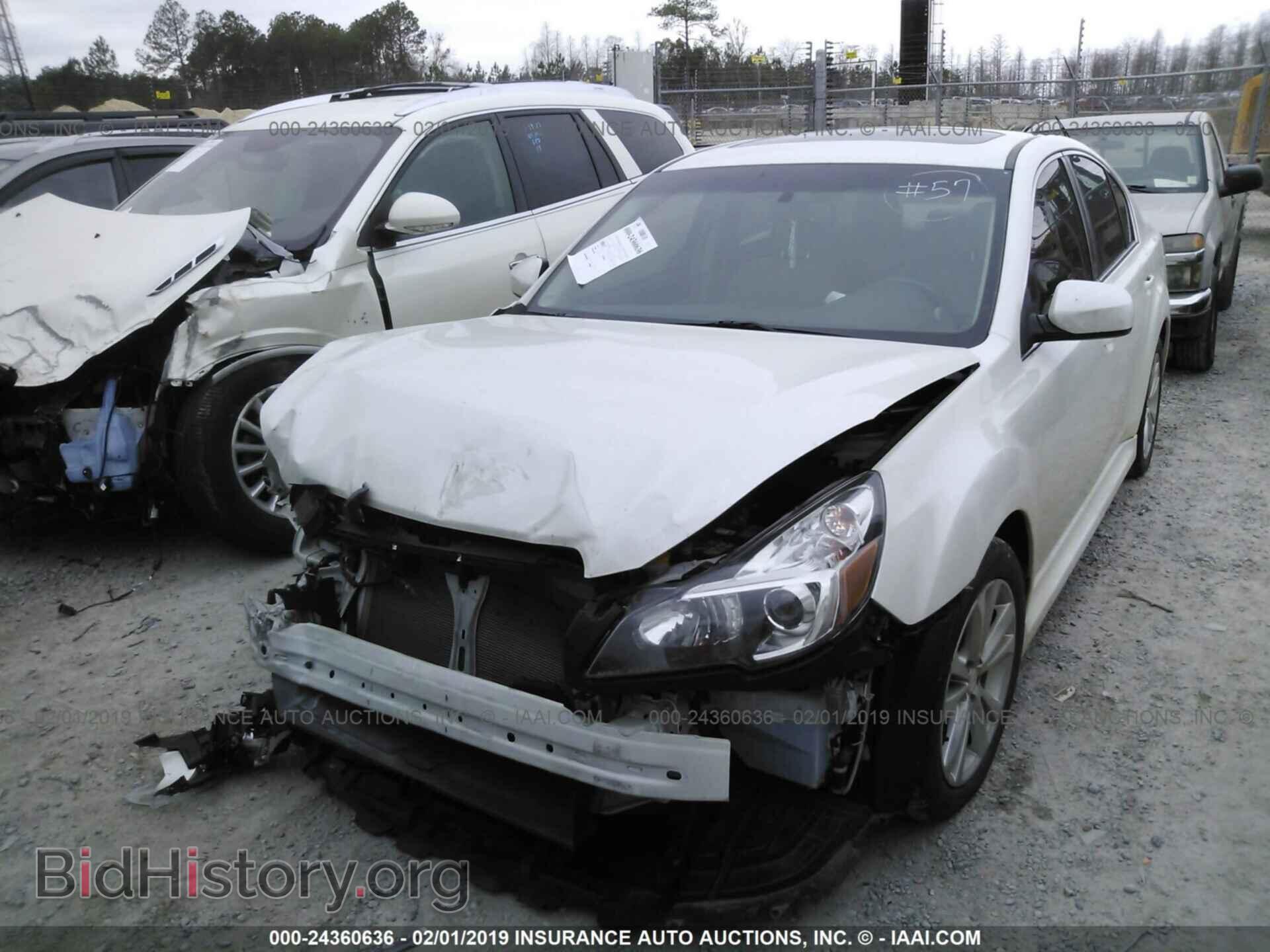 2013 SUBARU LEGACY - VIN: 4S3BMDK67D2008323 - Фото 2