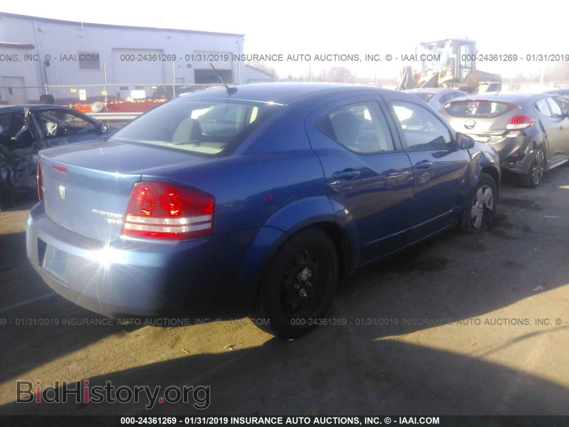 2009 DODGE AVENGER - VIN: 1B3LC46B69N566234 - Фото 4