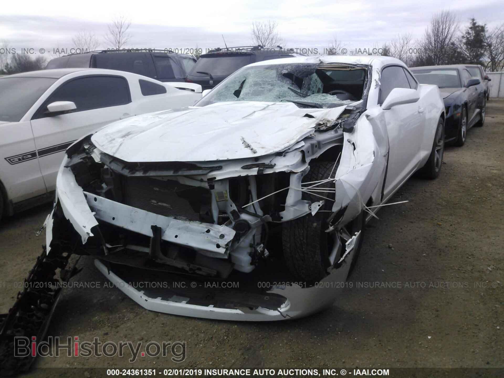 2012 CHEVROLET CAMARO - VIN: 2G1FB1E39C9207406 - Фото 2