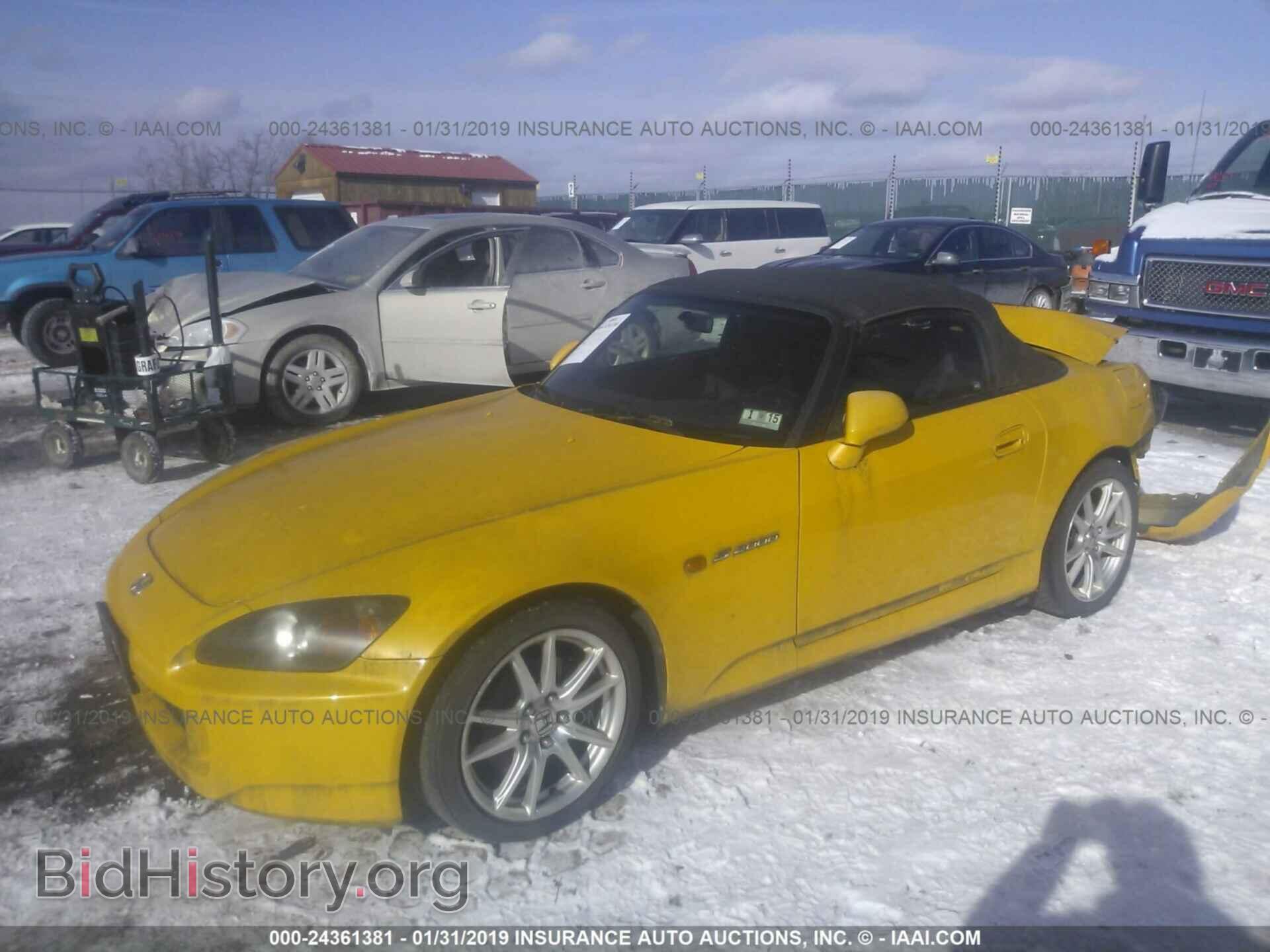 2004 HONDA S2000 - VIN: JHMAP21484T005415 - Фото 2