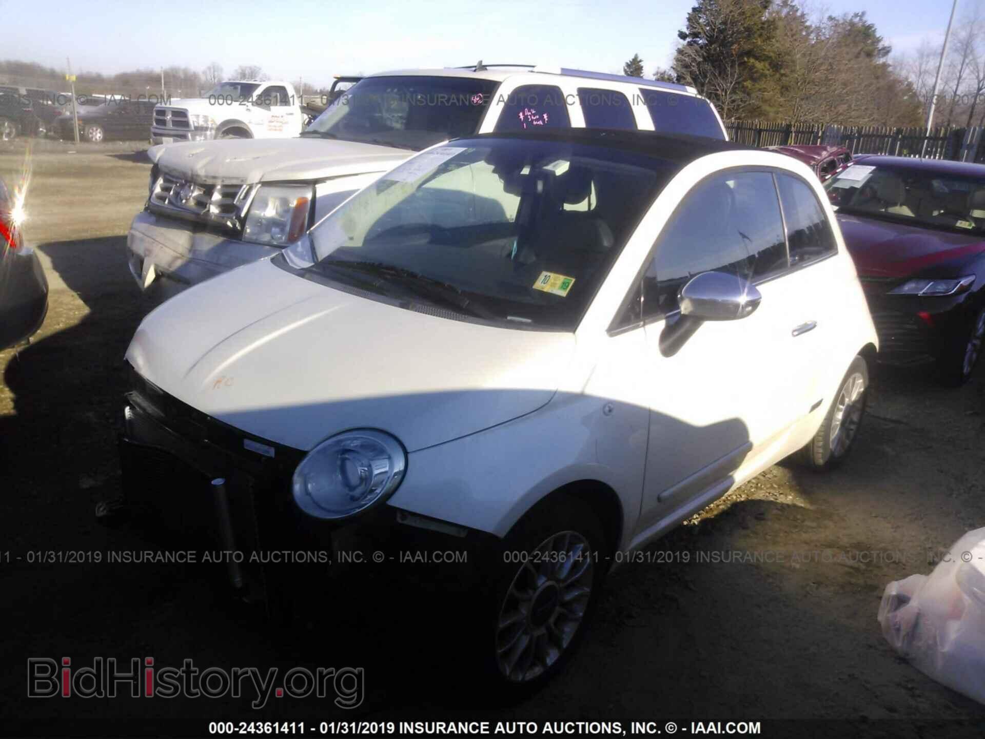 2012 FIAT 500 - VIN: 3C3CFFER3CT340258 - Фото 2
