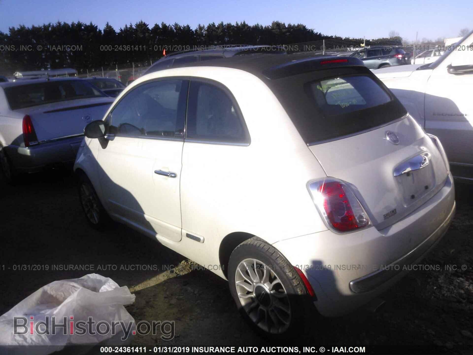 2012 FIAT 500 - VIN: 3C3CFFER3CT340258 - Фото 3