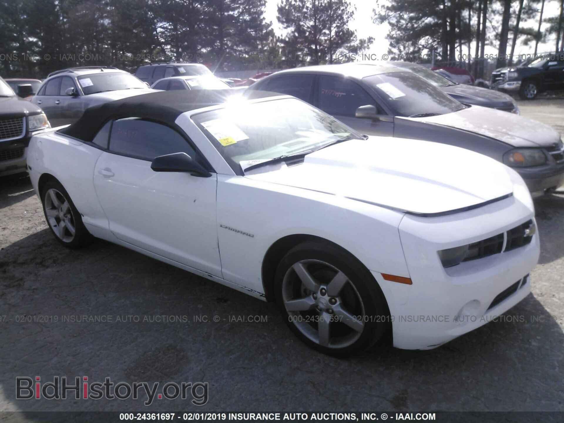 Фотография 2G1FC3D36C9150799 - CHEVROLET CAMARO 2012