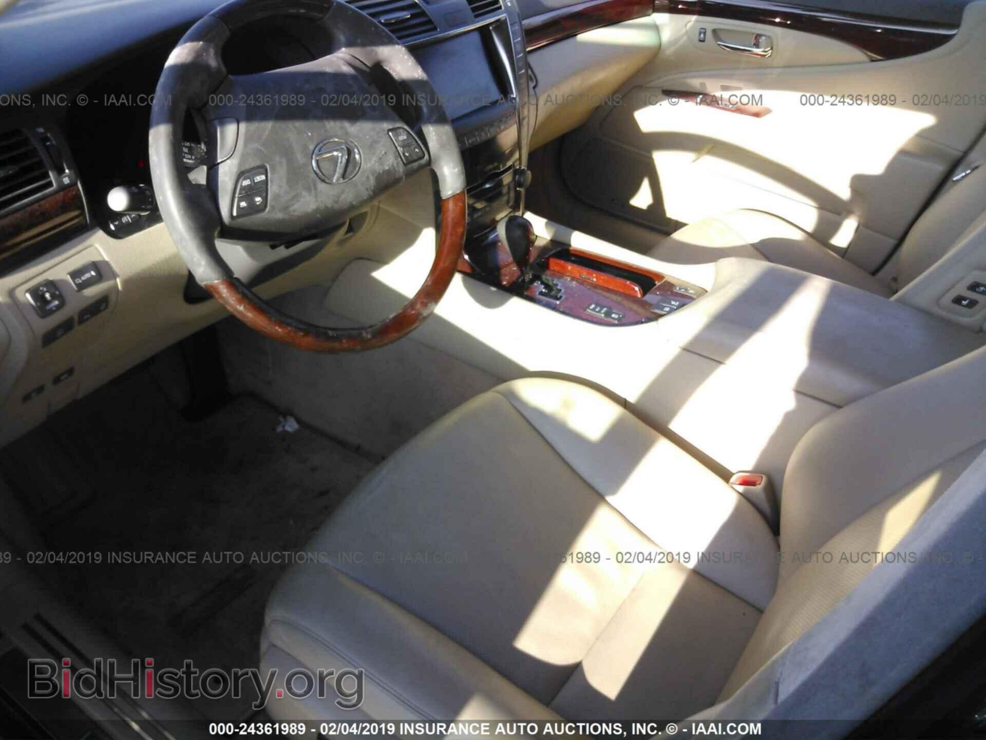 2007 LEXUS LS - VIN: JTHBL46FX75043842 - Photo 5