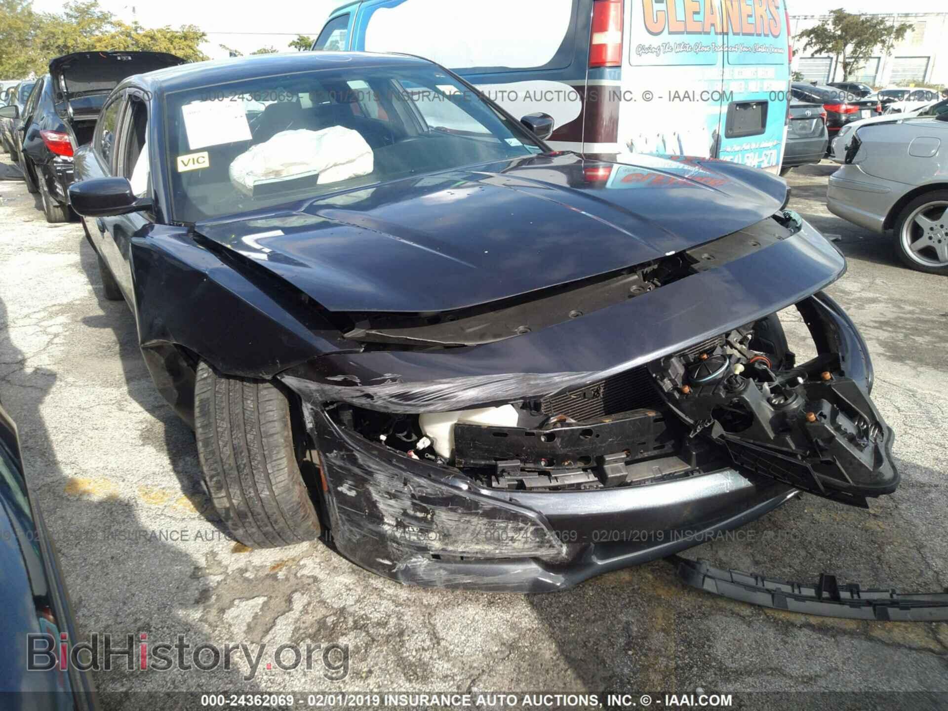 Photo 2C3CDXHG8GH250866 - DODGE CHARGER 2016