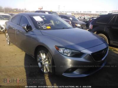 2014 Mazda 6 Grand Touring, серебристый — VIN JM1GJ1W65E1128586, IAAI