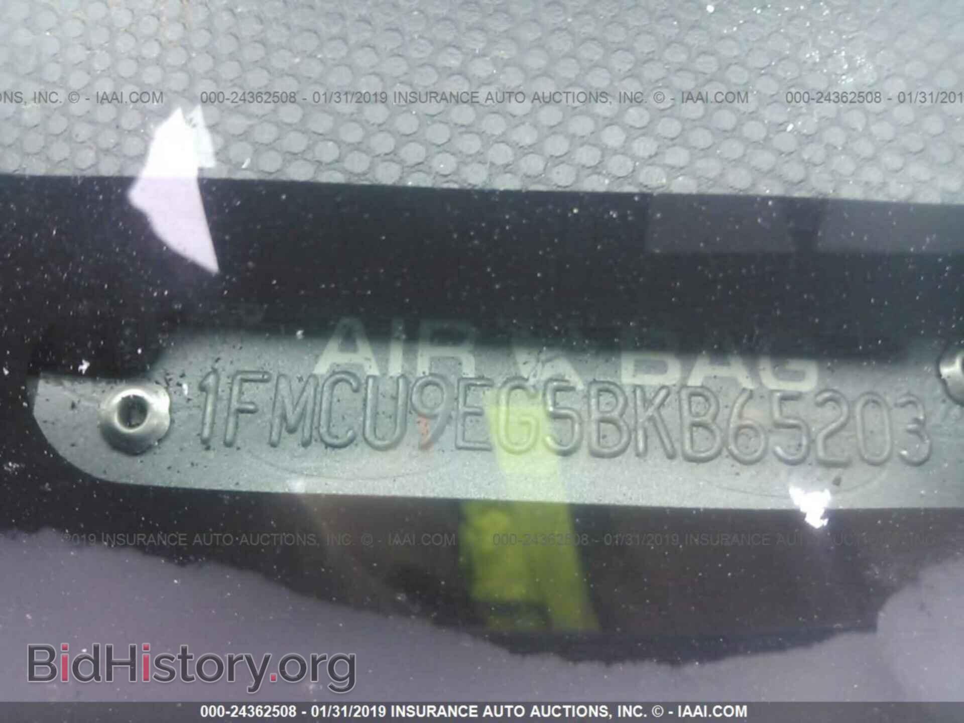2011 FORD ESCAPE - VIN: 1FMCU9EG5BKB65203 - Photo 9